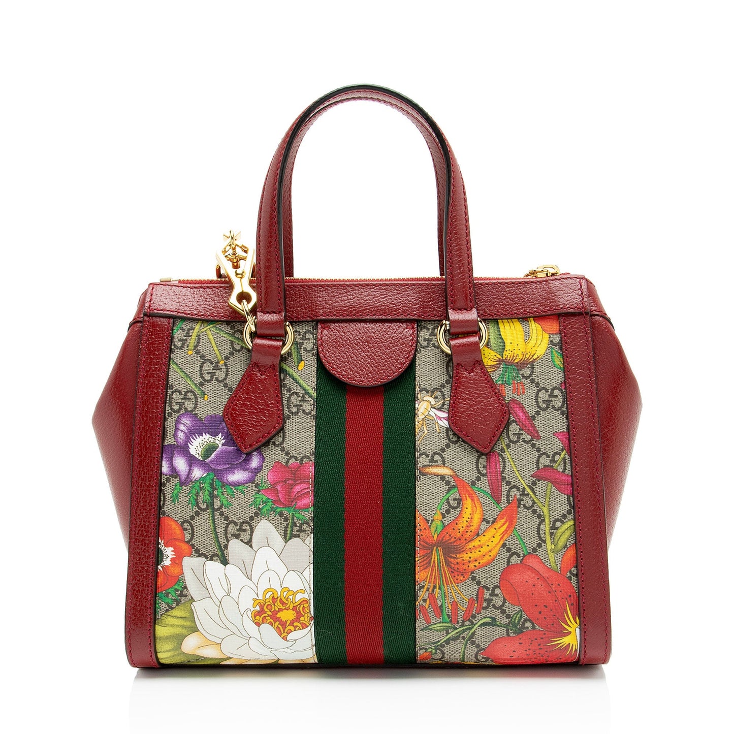 Gucci GG Supreme Flora Ophidia Small Tote