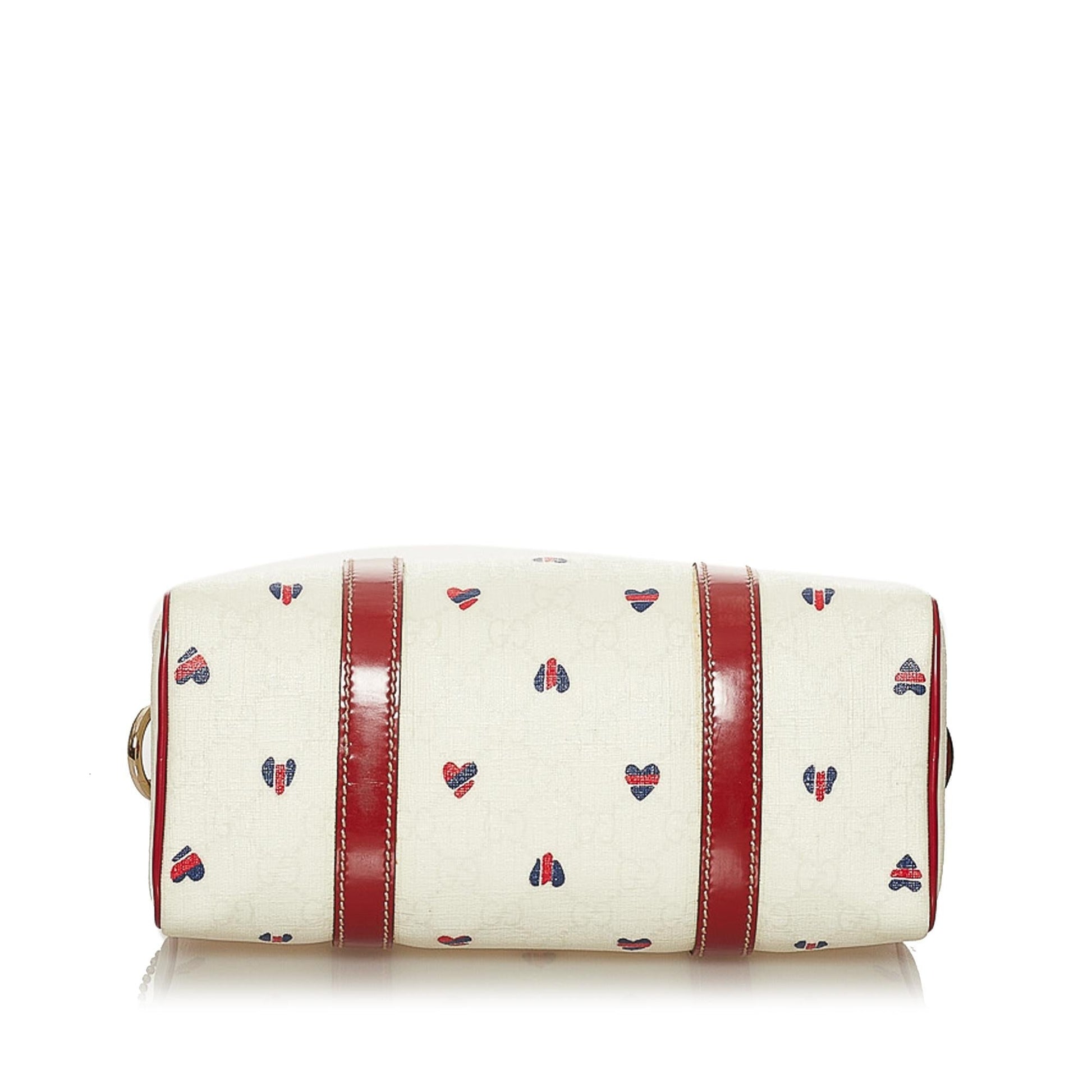 Gucci GG Supreme Leather Canvas Boston Bag