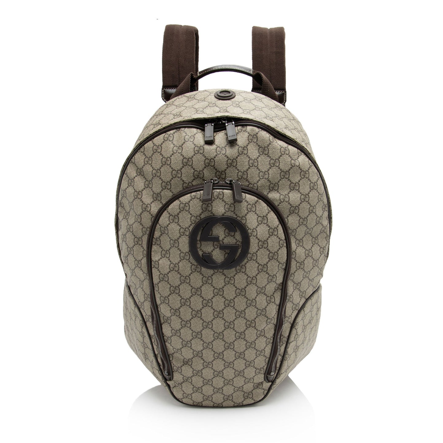 Gucci Nylon Leather Canvas Shoulder Bag