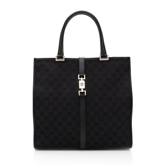 Gucci GG Supreme Leather Canvas Tote Style 6