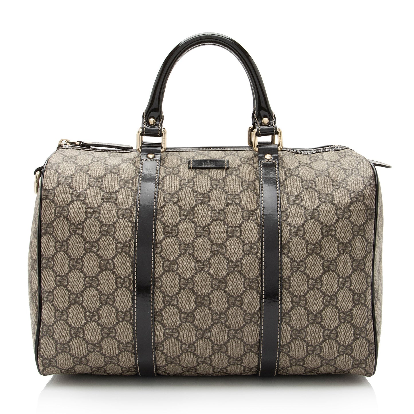 Gucci Leather Canvas Handbag