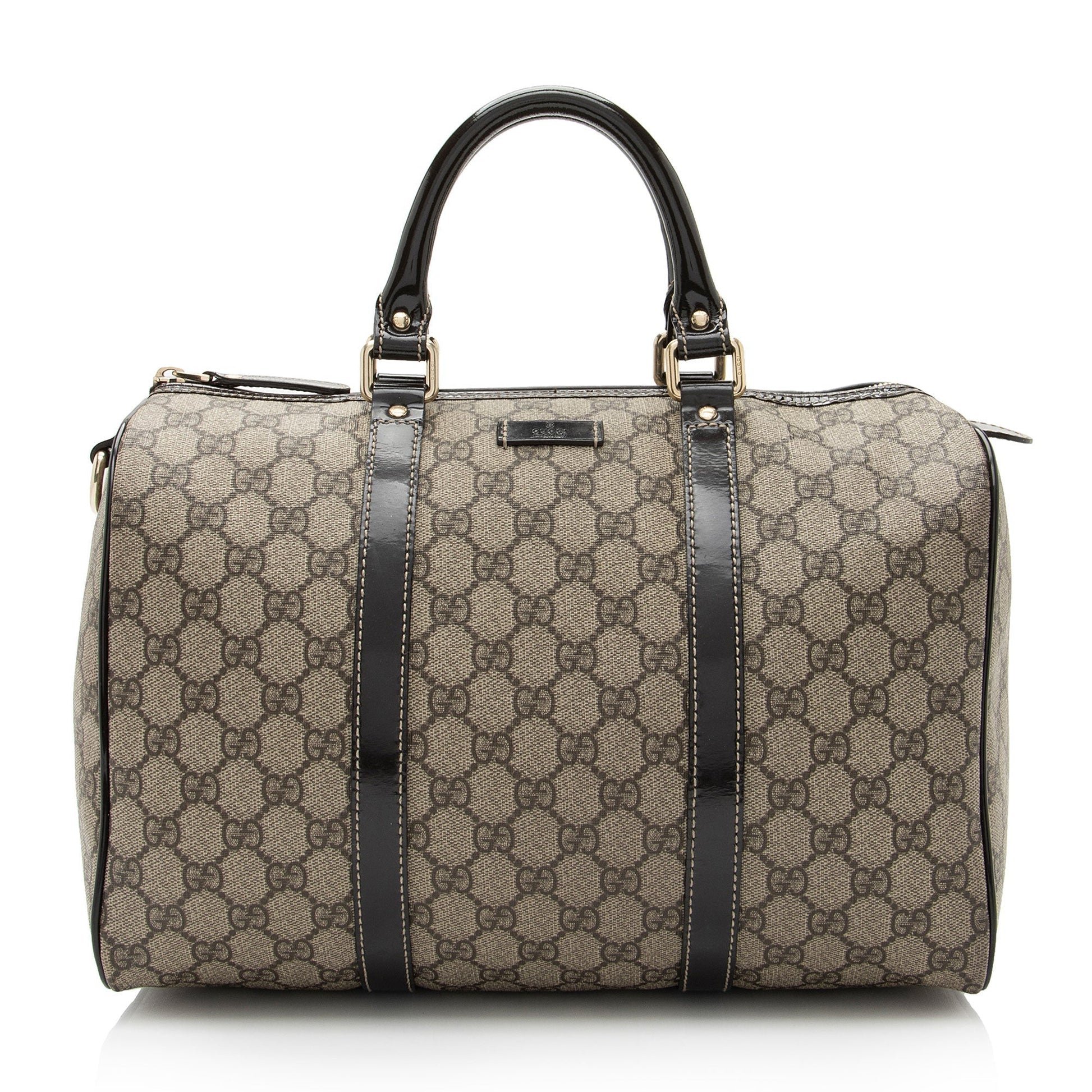 Gucci Leather Canvas Handbag