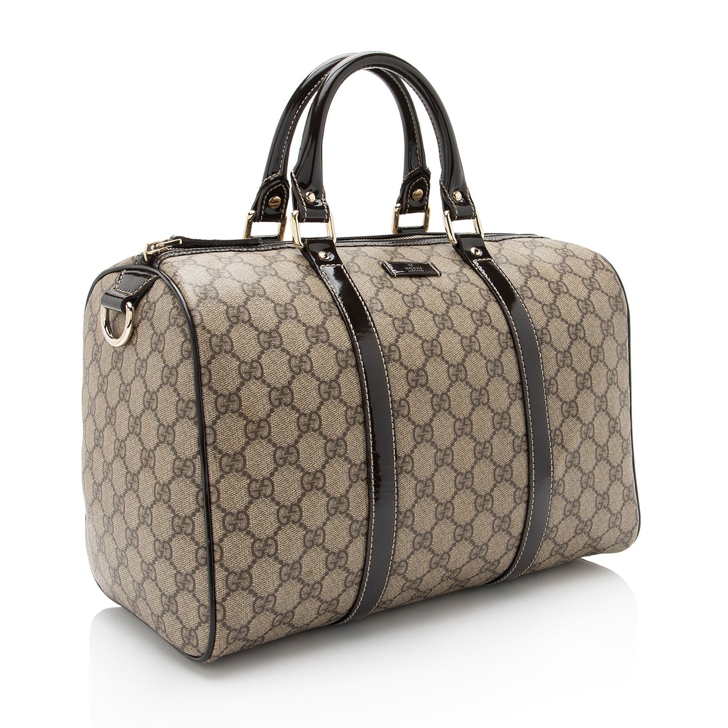 Gucci Leather Canvas Handbag
