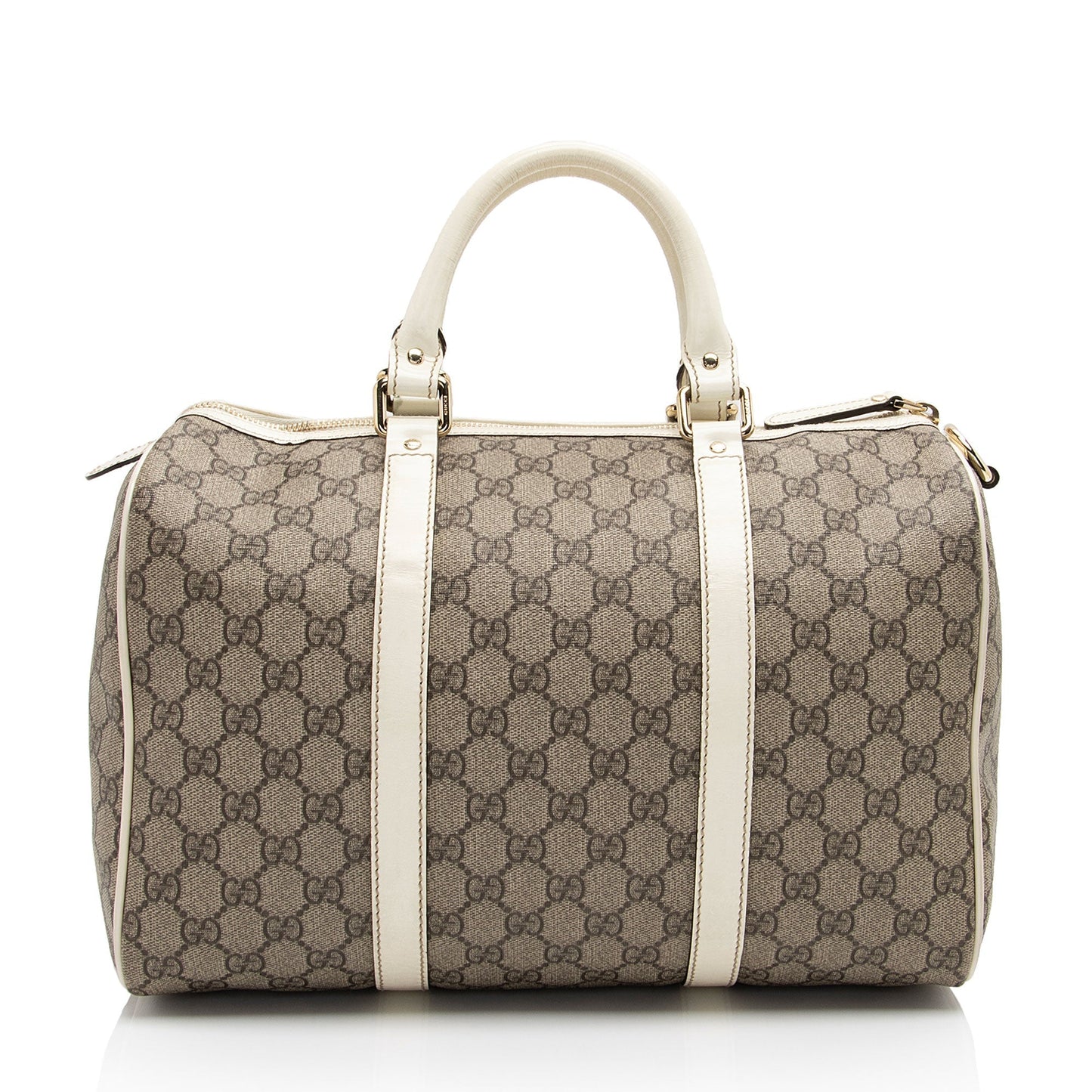 Gucci Leather Canvas Handbag