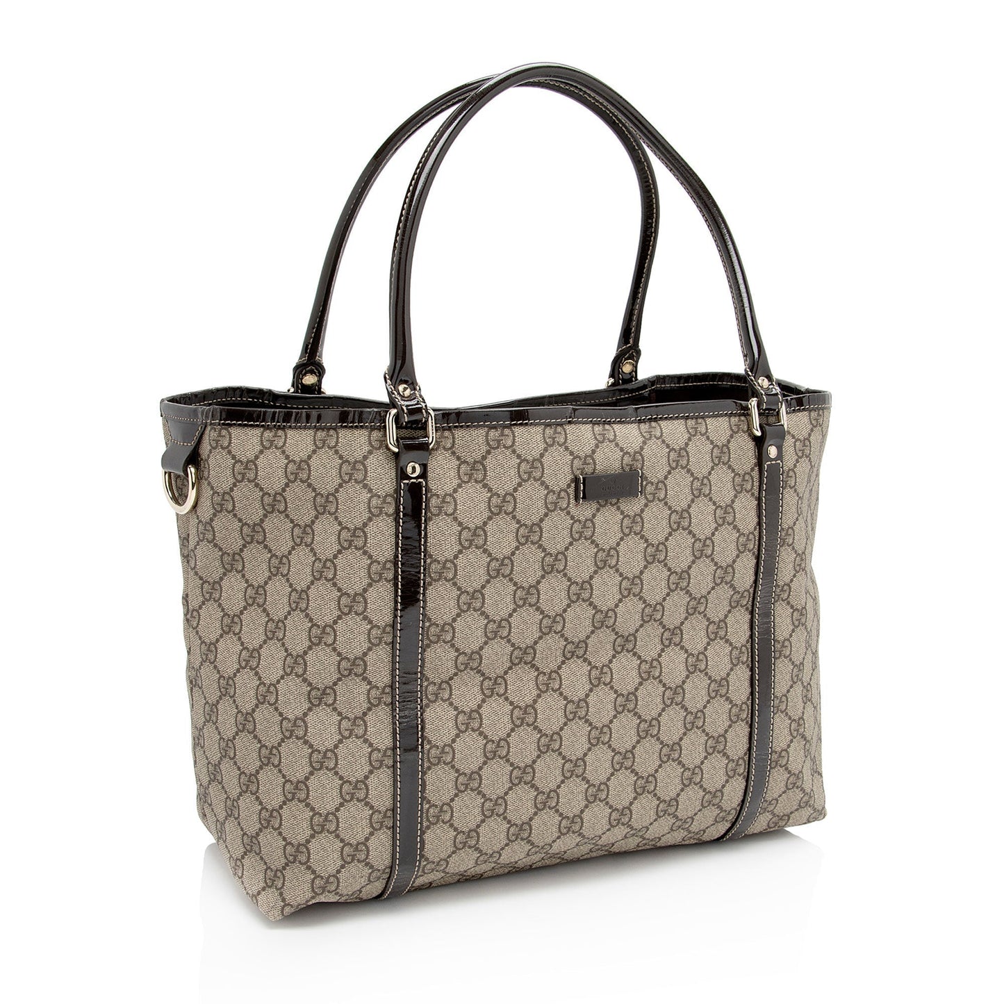 Gucci Leather Canvas Tote