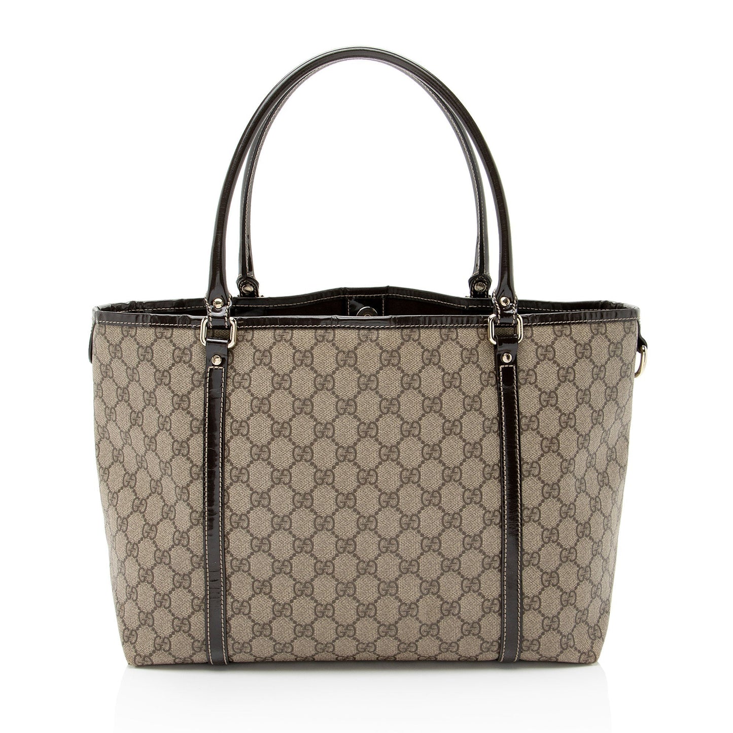 Gucci Leather Canvas Tote