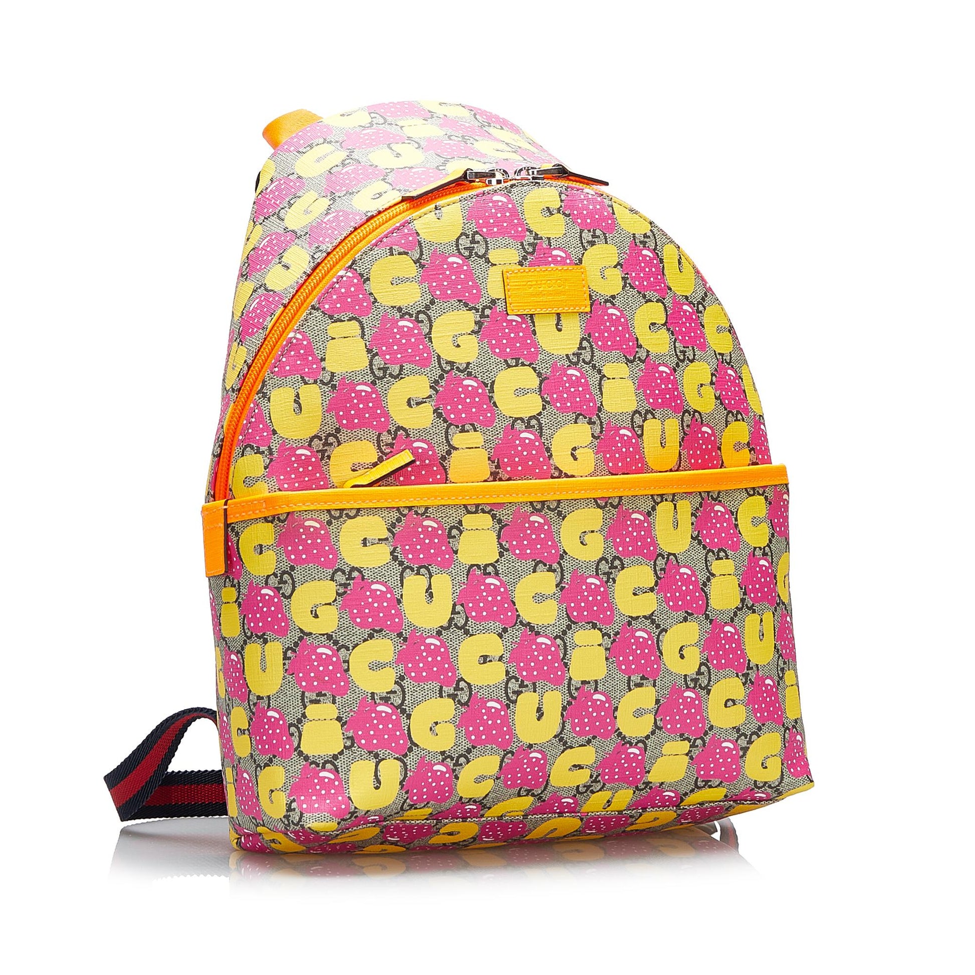 Gucci GG Supreme Kids Strawberry Backpack (SHG-tOkjAX)