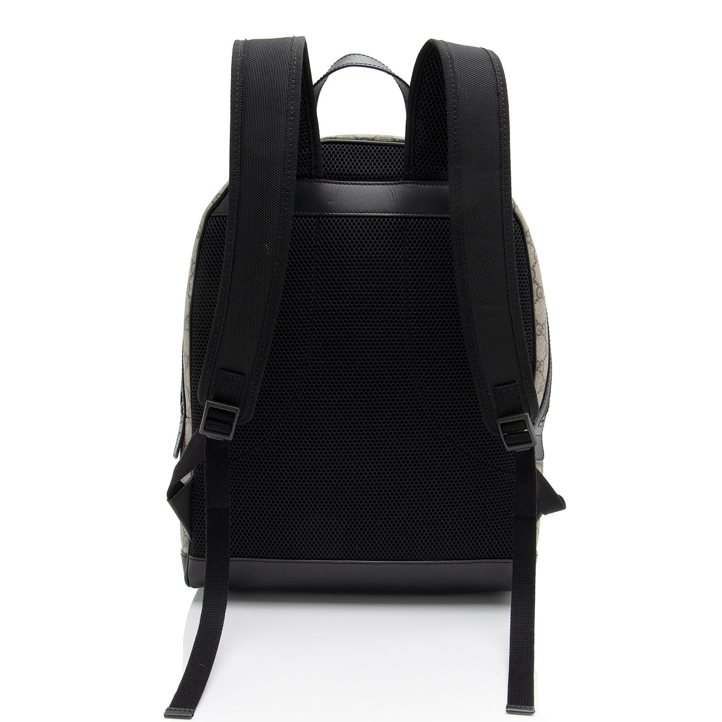 Gucci Nylon Leather Canvas Shoulder Bag