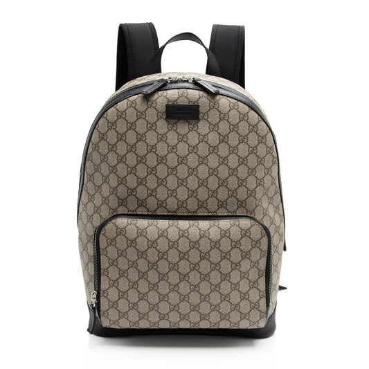 Gucci Nylon Leather Canvas Shoulder Bag