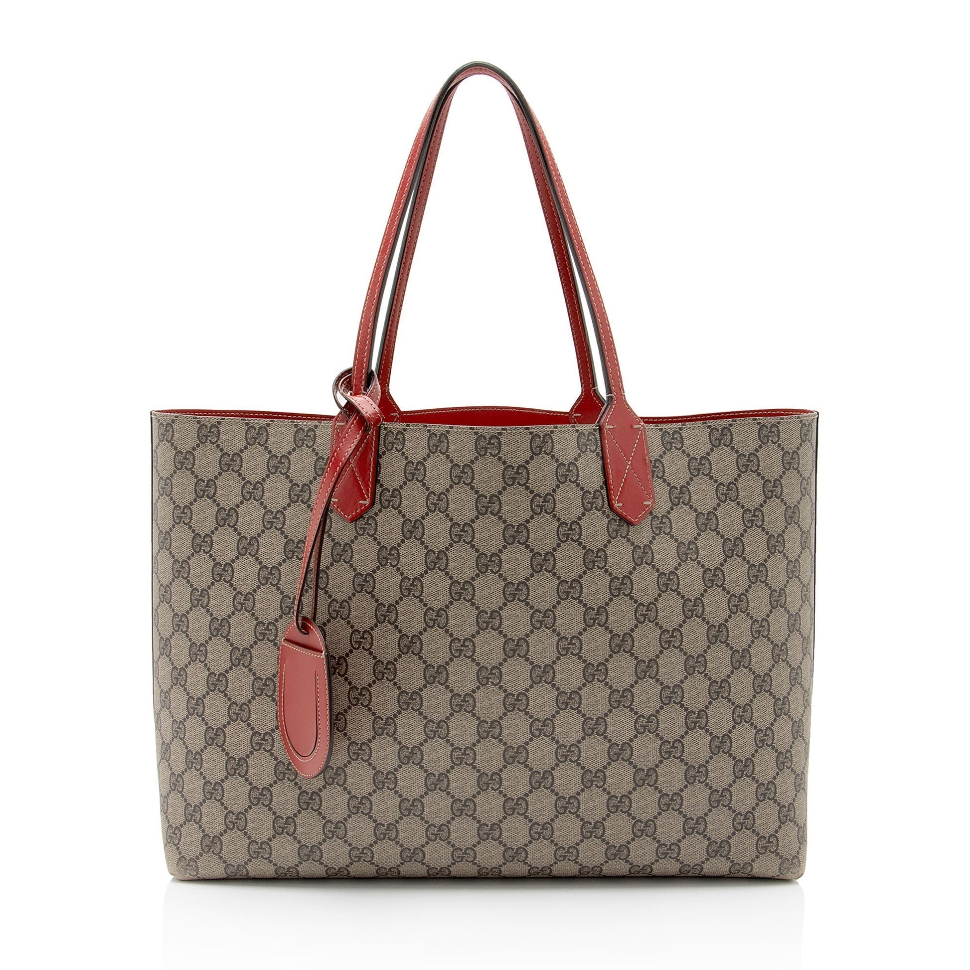 Gucci Leather Canvas Tote