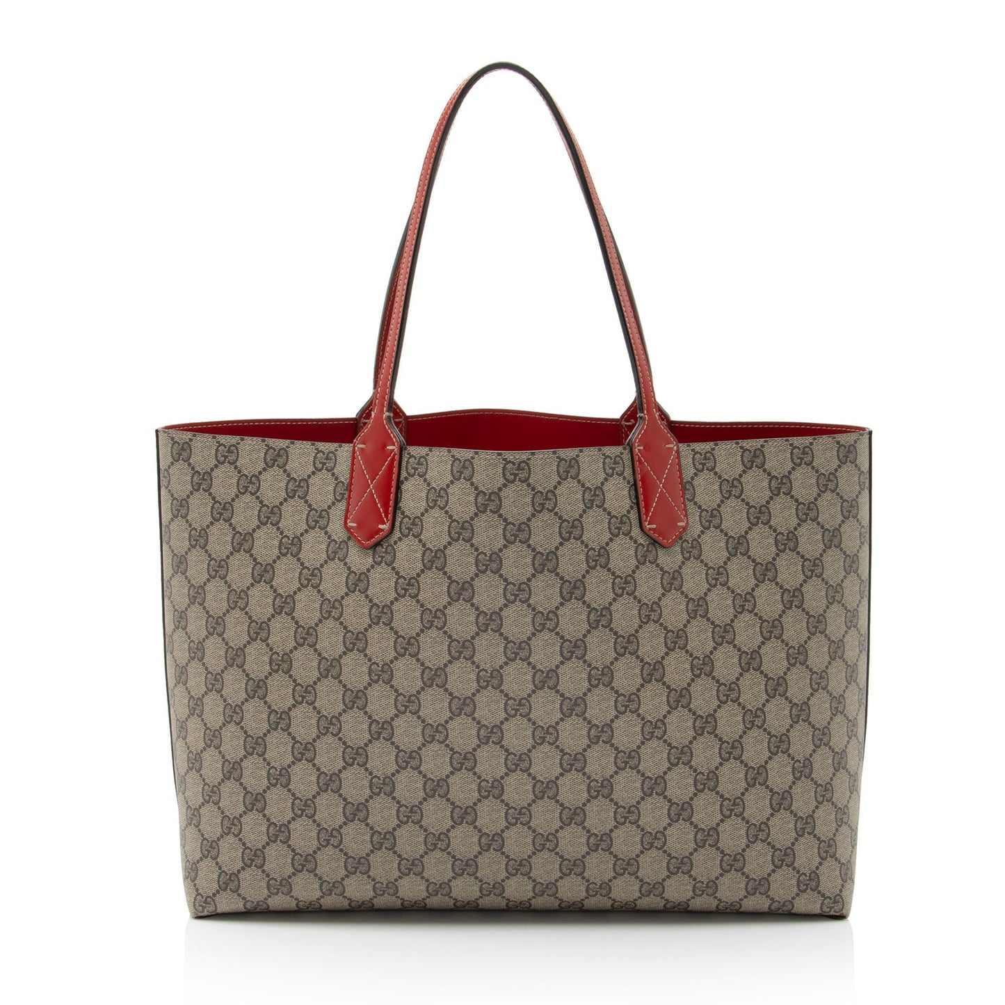 Gucci Leather Canvas Tote