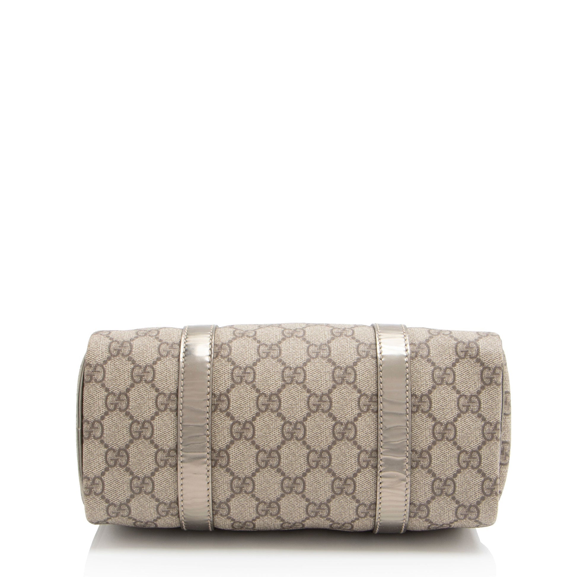 Gucci GG Supreme Metallic Leather Joy Small Boston Bag