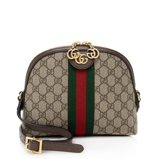 Gucci GG Supreme Ophidia Dome Small Shoulder Bag (SHF-19682)