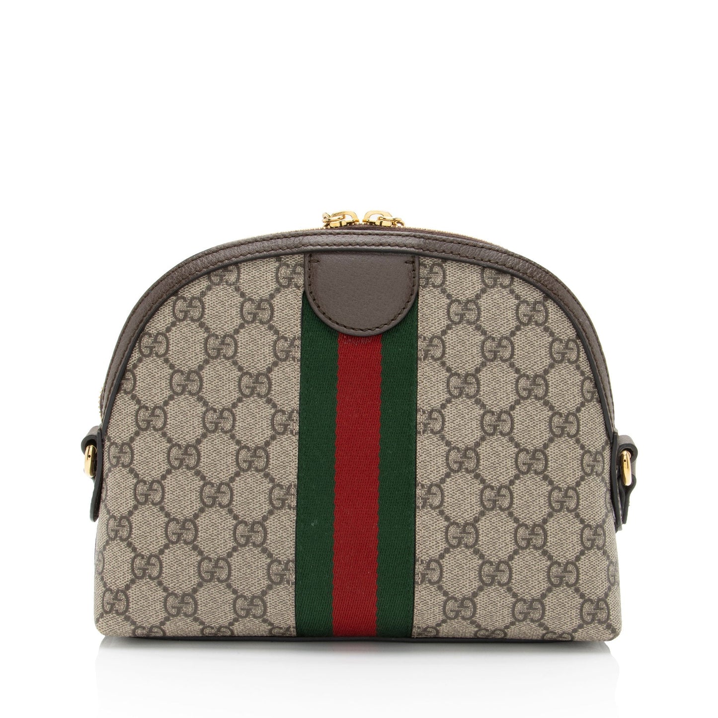 Gucci Nylon Leather Canvas Shoulder Bag