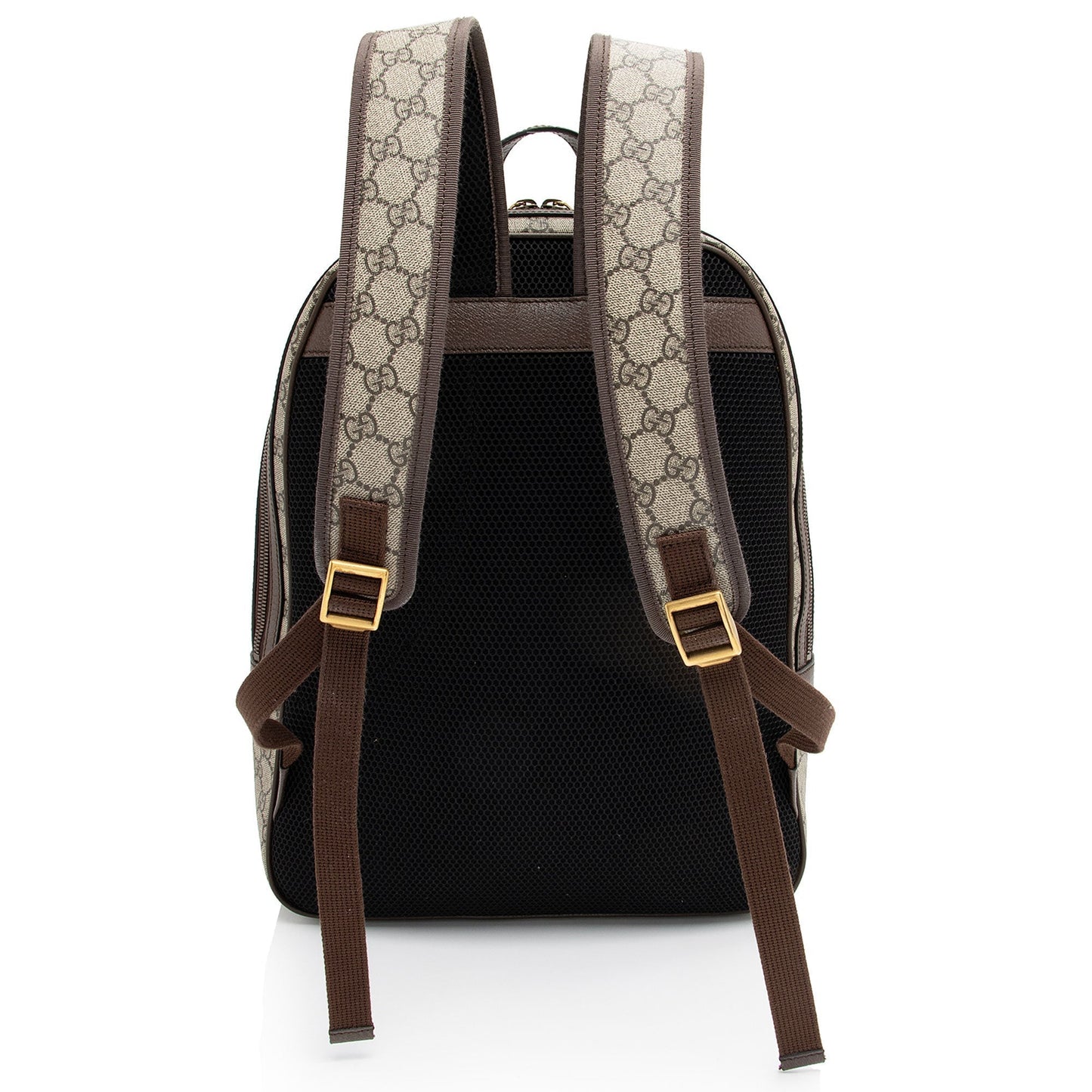 Gucci Nylon Leather Canvas Shoulder Bag