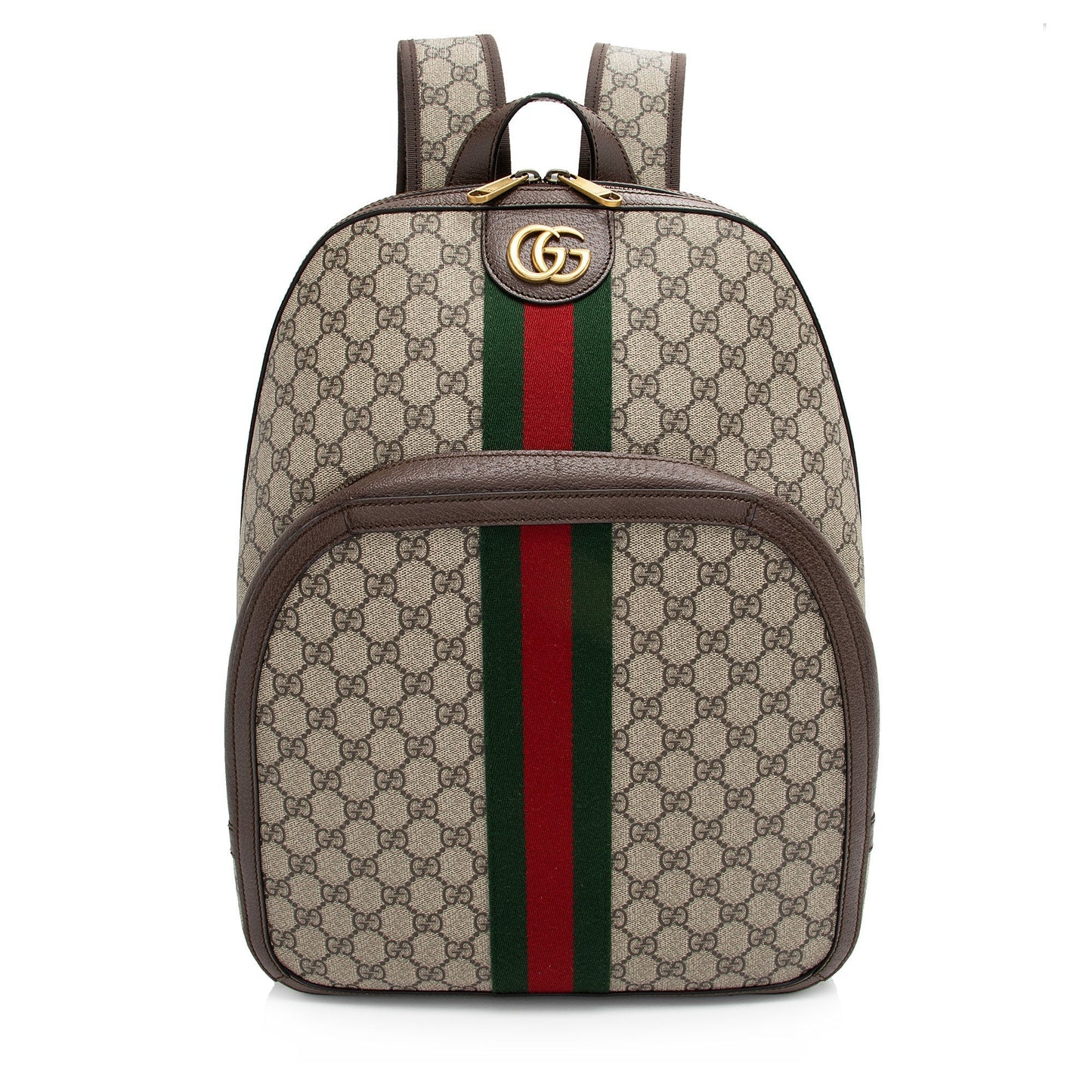 Gucci Nylon Leather Canvas Shoulder Bag
