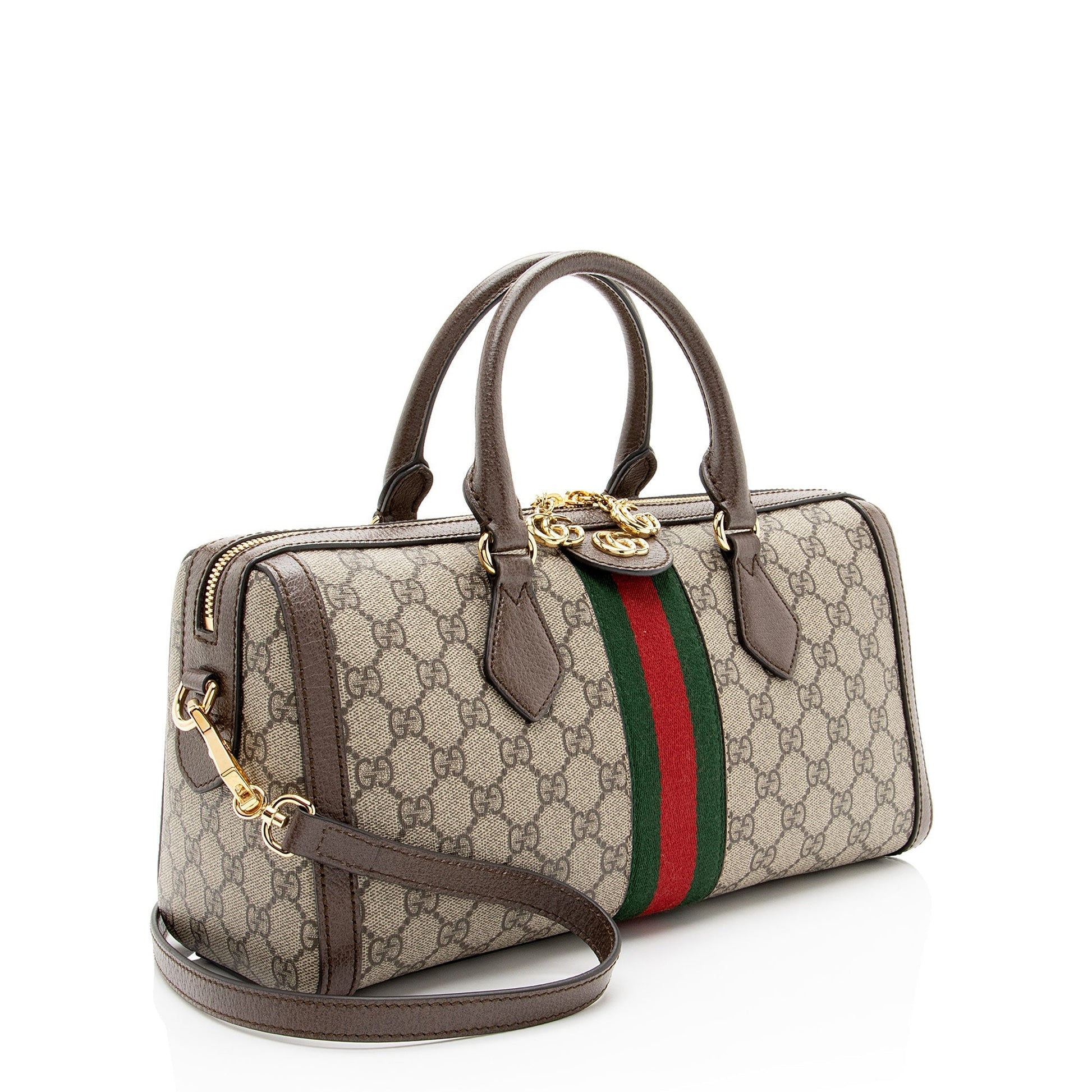 Gucci GG Supreme Ophidia Medium Boston Bag