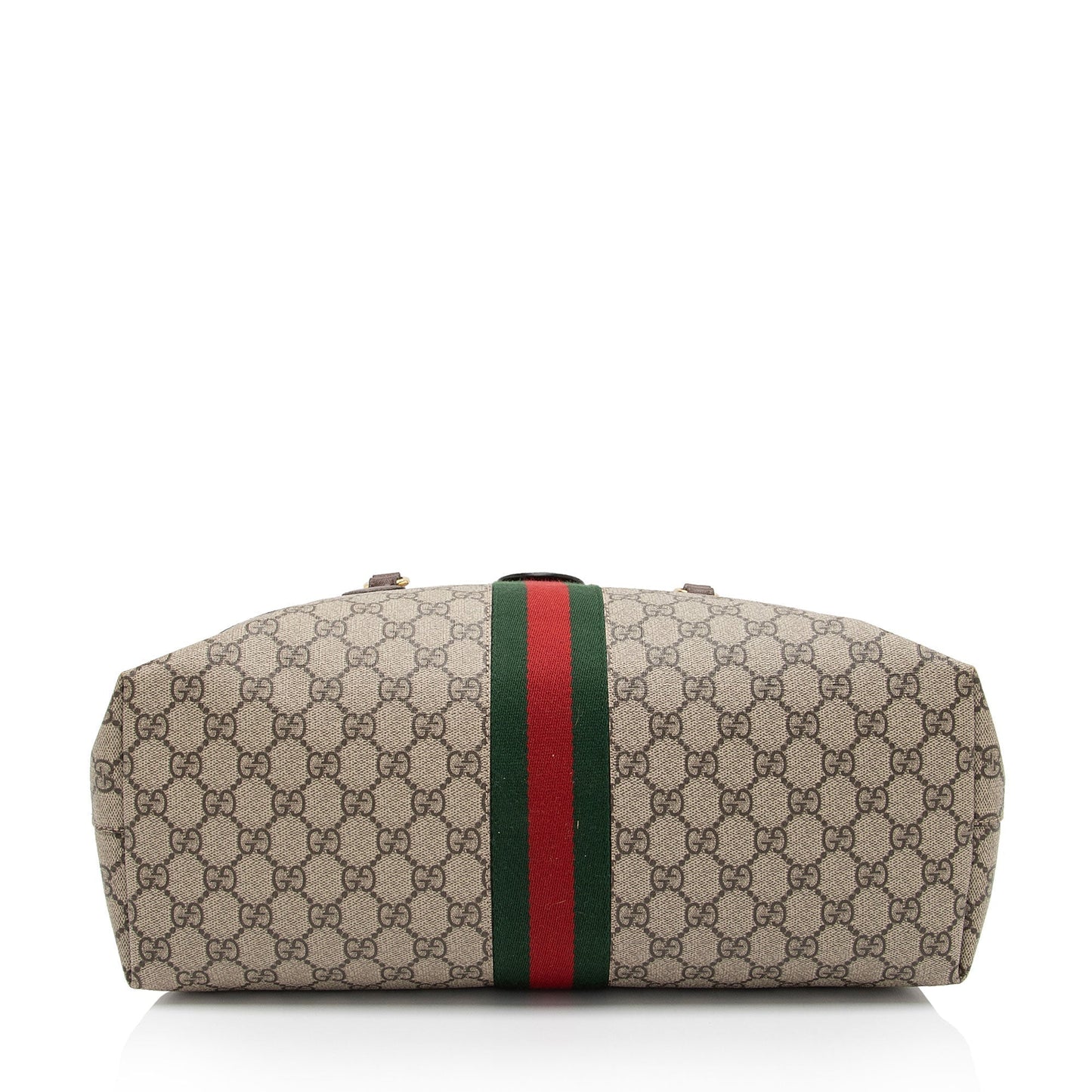 Gucci Nylon Leather Canvas Tote