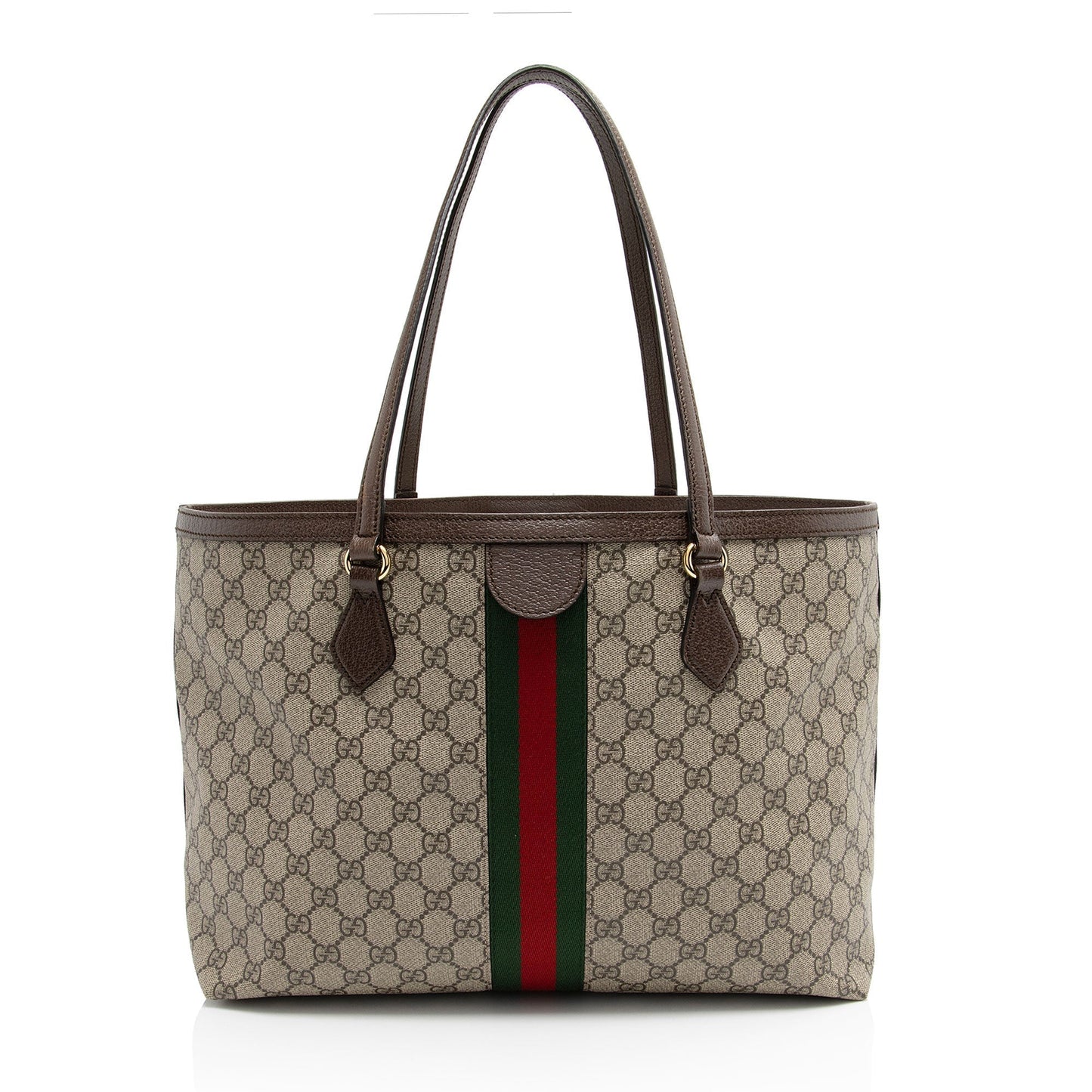 Gucci Leather Canvas Tote