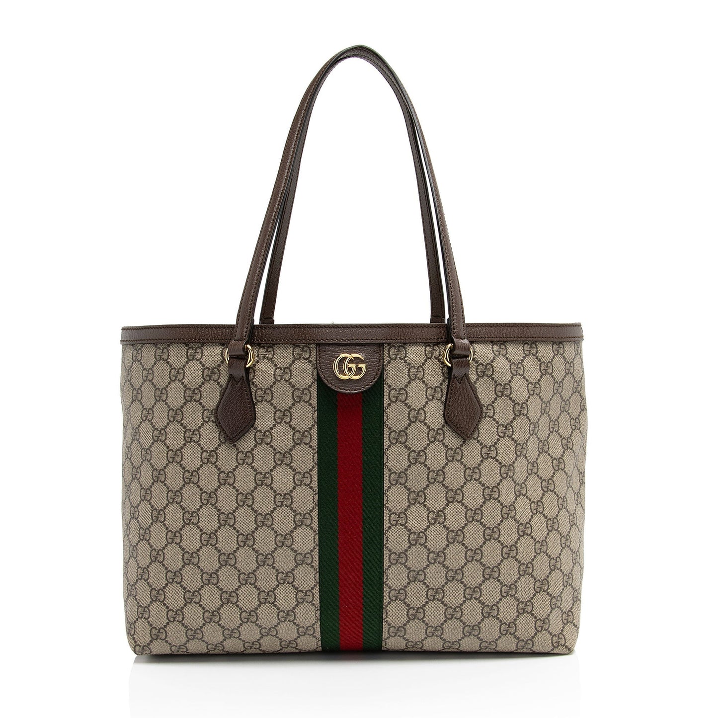 Gucci Leather Canvas Tote