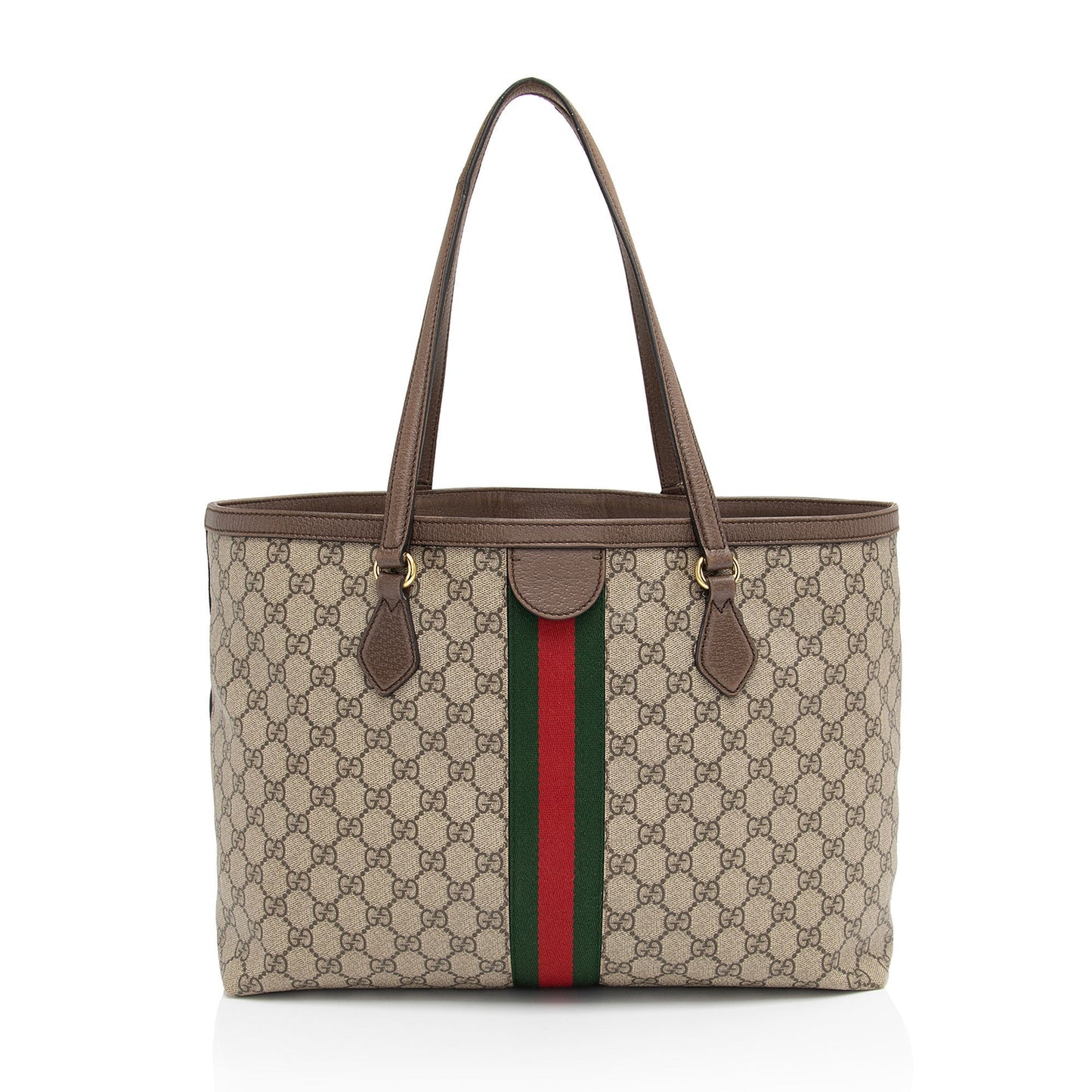 Gucci Leather Canvas Tote