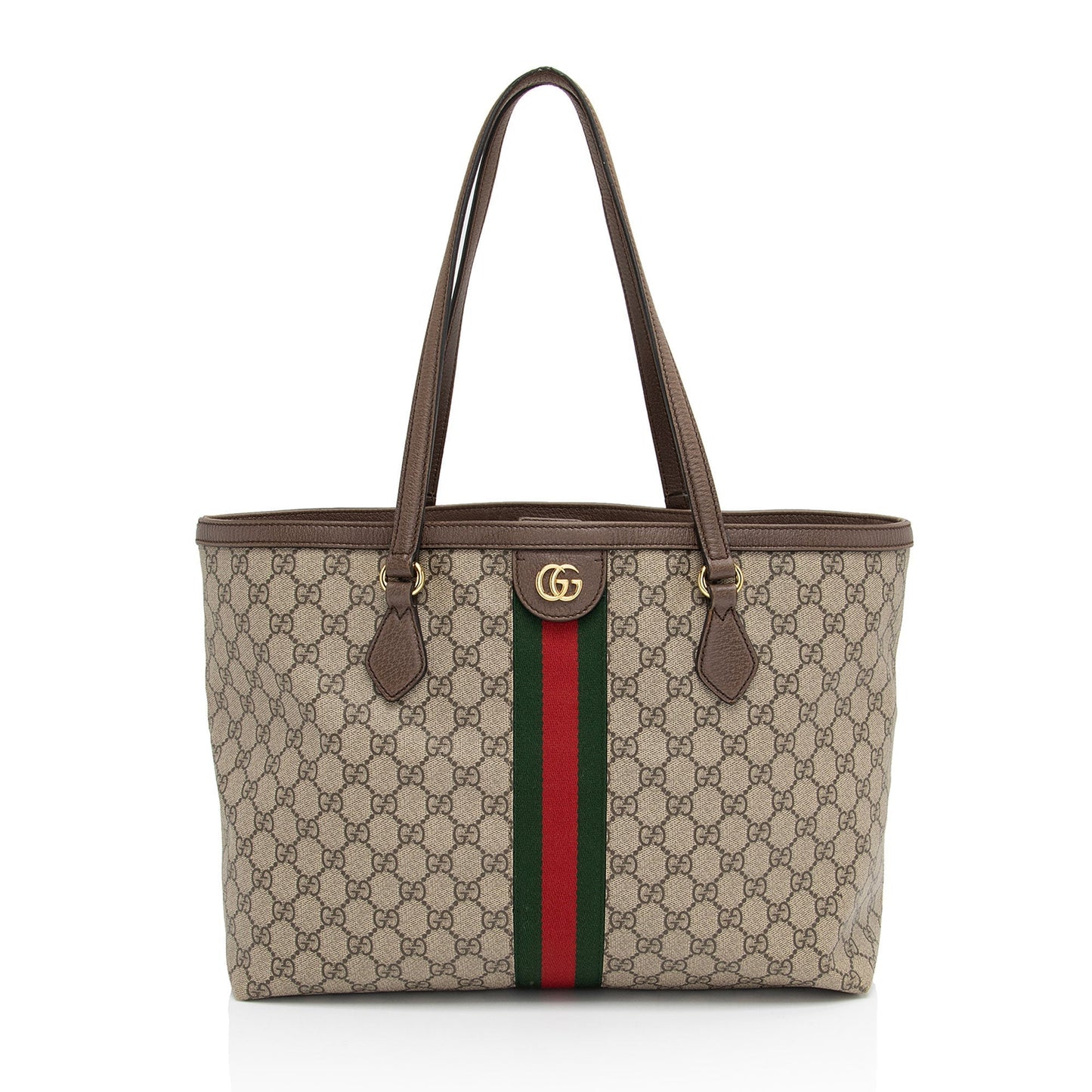 Gucci Leather Canvas Tote