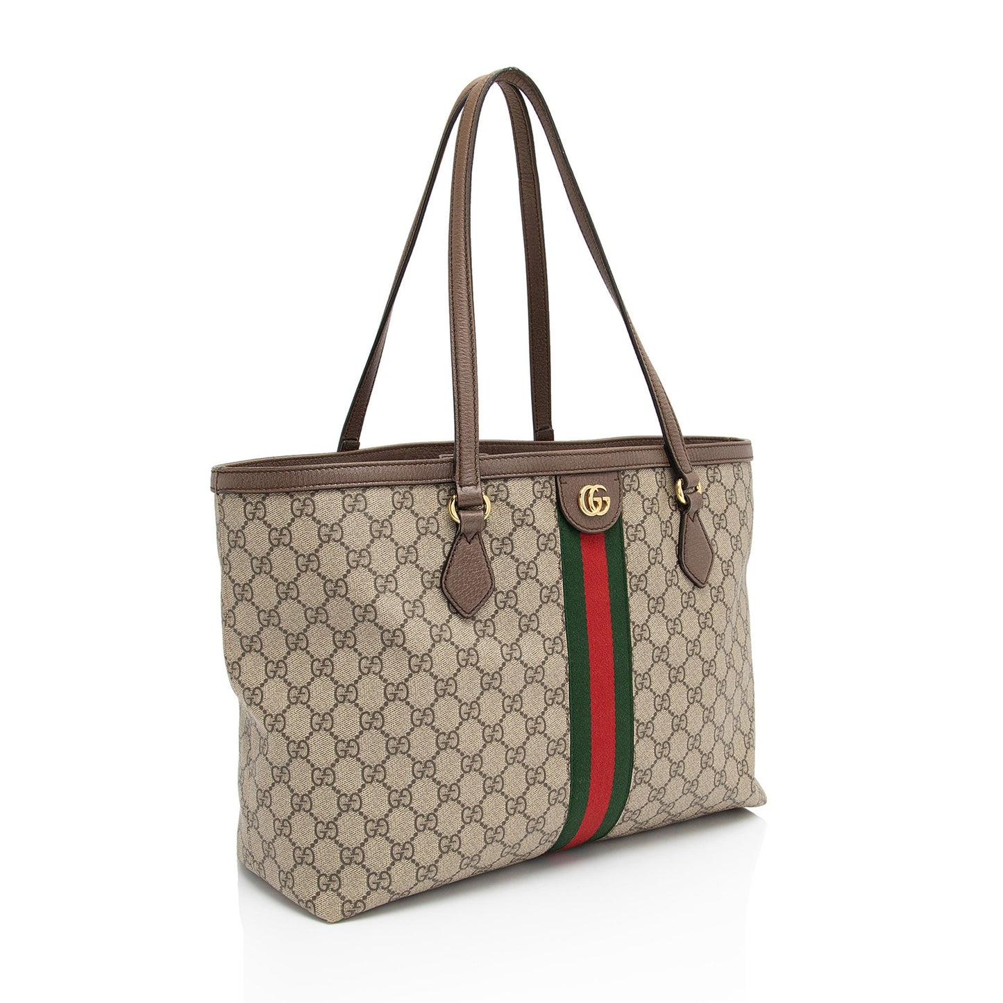 Gucci Leather Canvas Tote