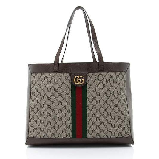 Gucci GG Supreme Ophidia Medium Soft Tote