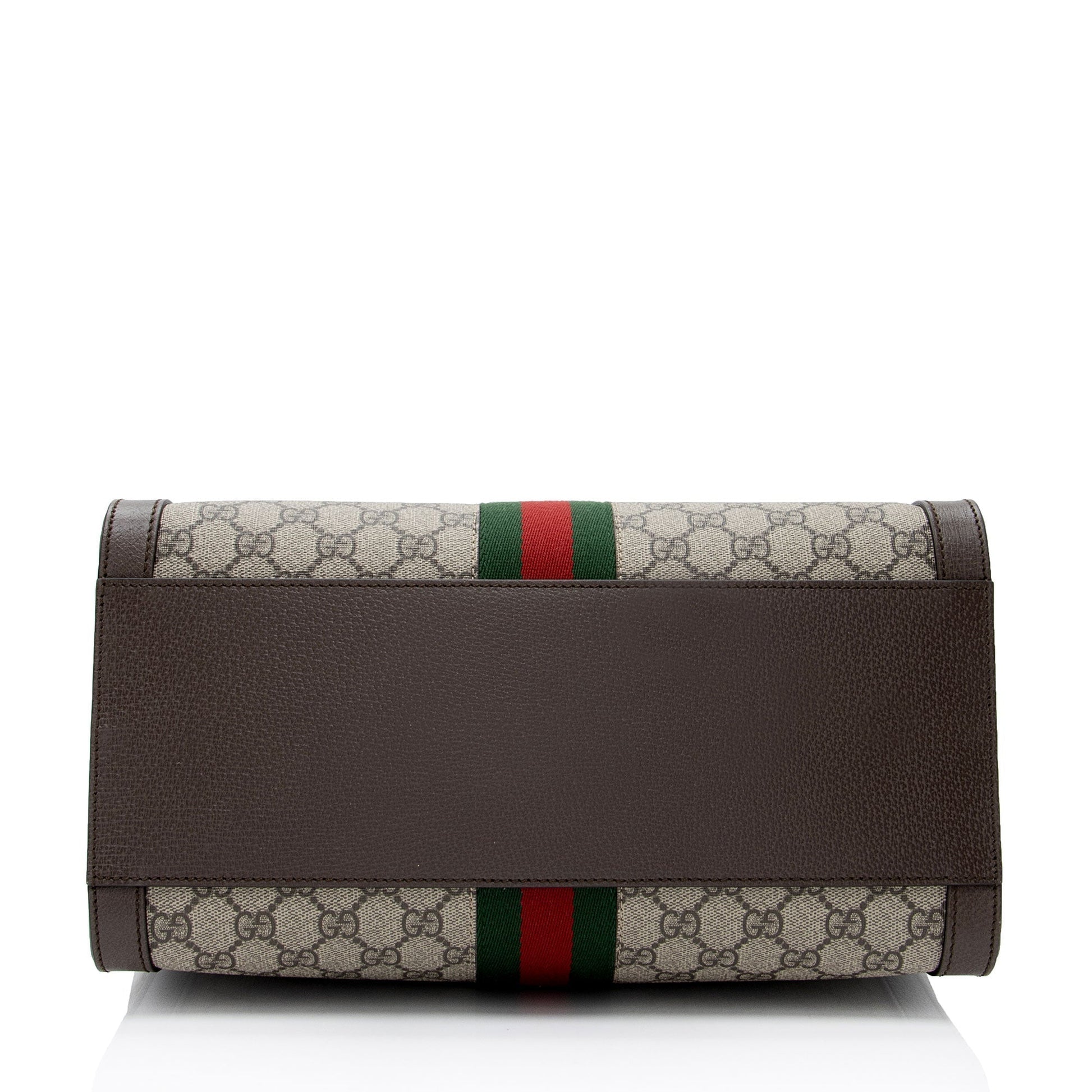 Gucci Nylon Leather Canvas Tote