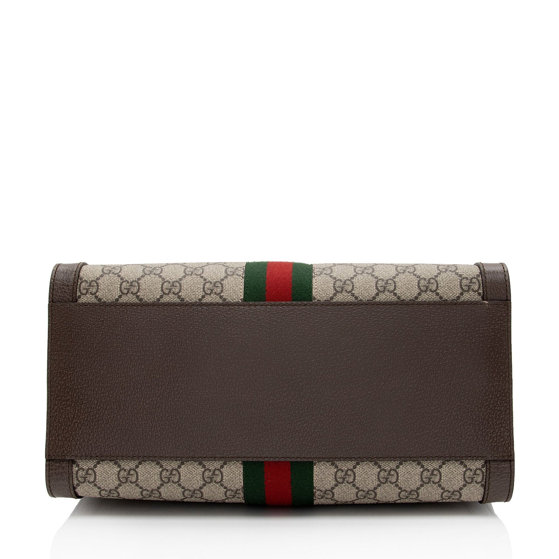 Gucci Nylon Leather Canvas Tote
