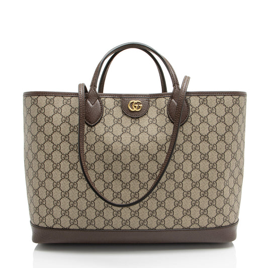 Gucci GG Supreme Ophidia E/W Medium Tote