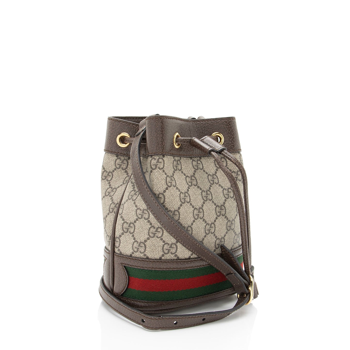 Gucci GG Supreme Ophidia Mini Bucket Bag (SHF-k7zhKJ)