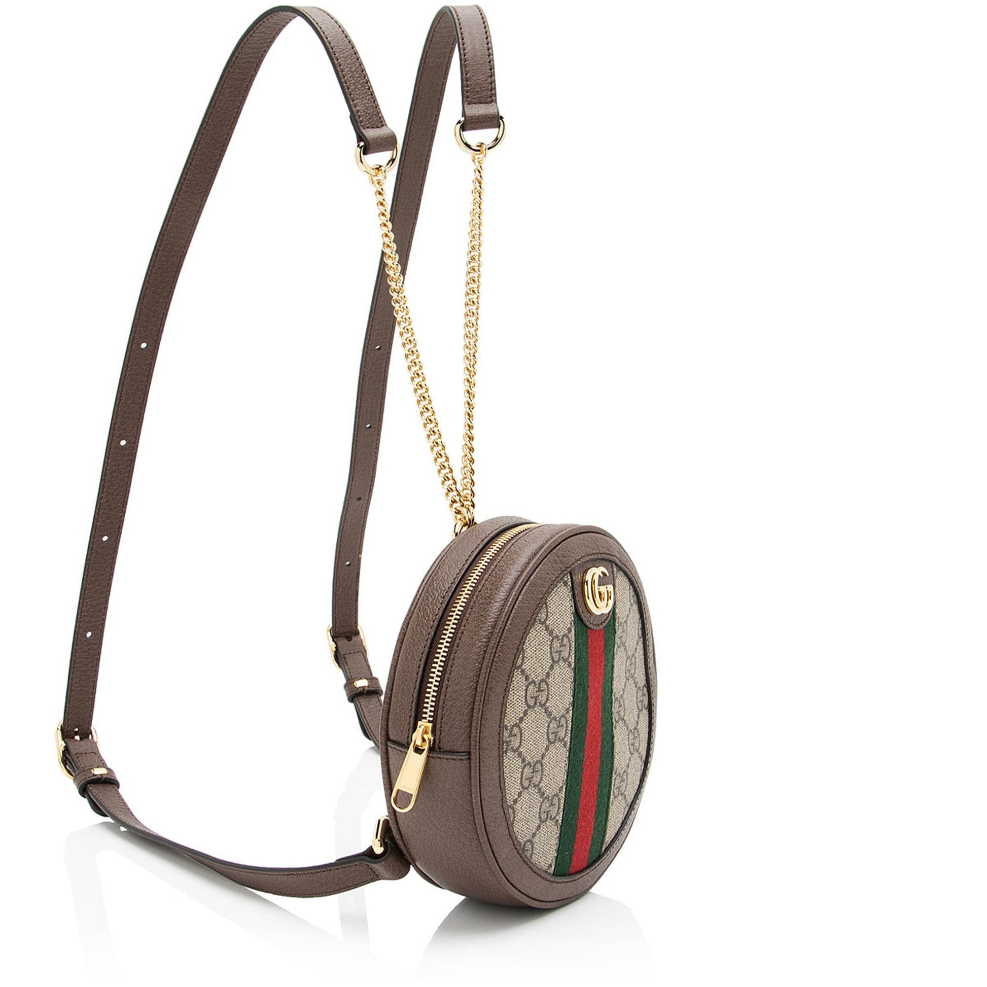Gucci Nylon Leather Mini Shoulder Bag