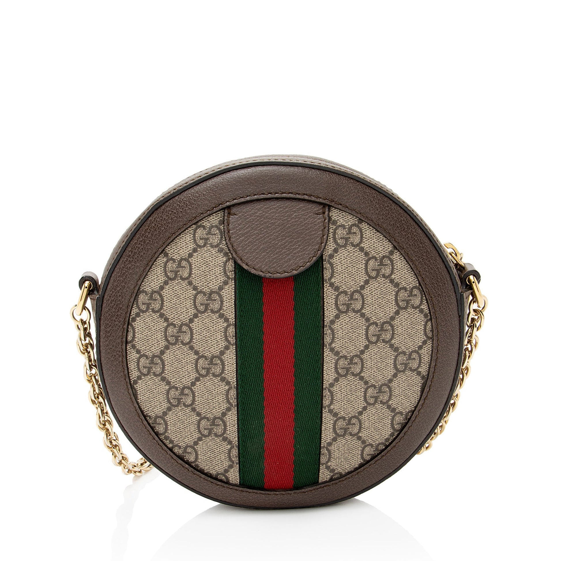 Gucci GG Supreme Ophidia Round Mini Shoulder Bag