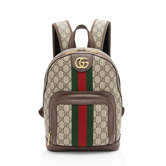 Gucci Nylon Leather Canvas Shoulder Bag