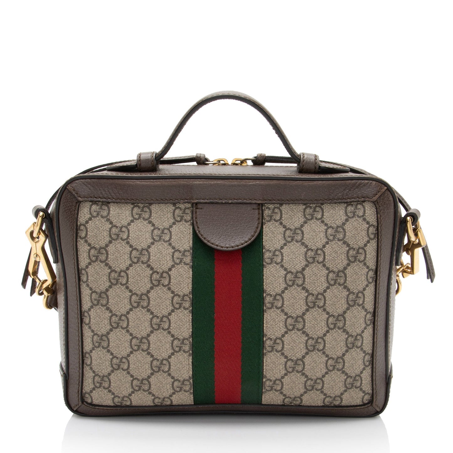Gucci Nylon Leather Canvas Crossbody