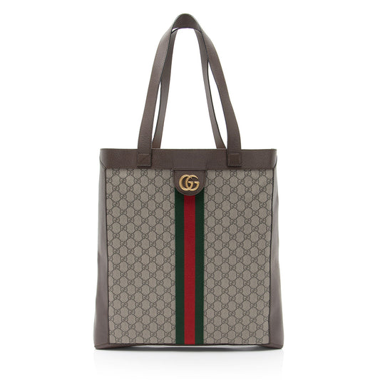 Gucci GG Supreme Ophidia Soft Vertical Large Tote (SHF-kLX3uK)