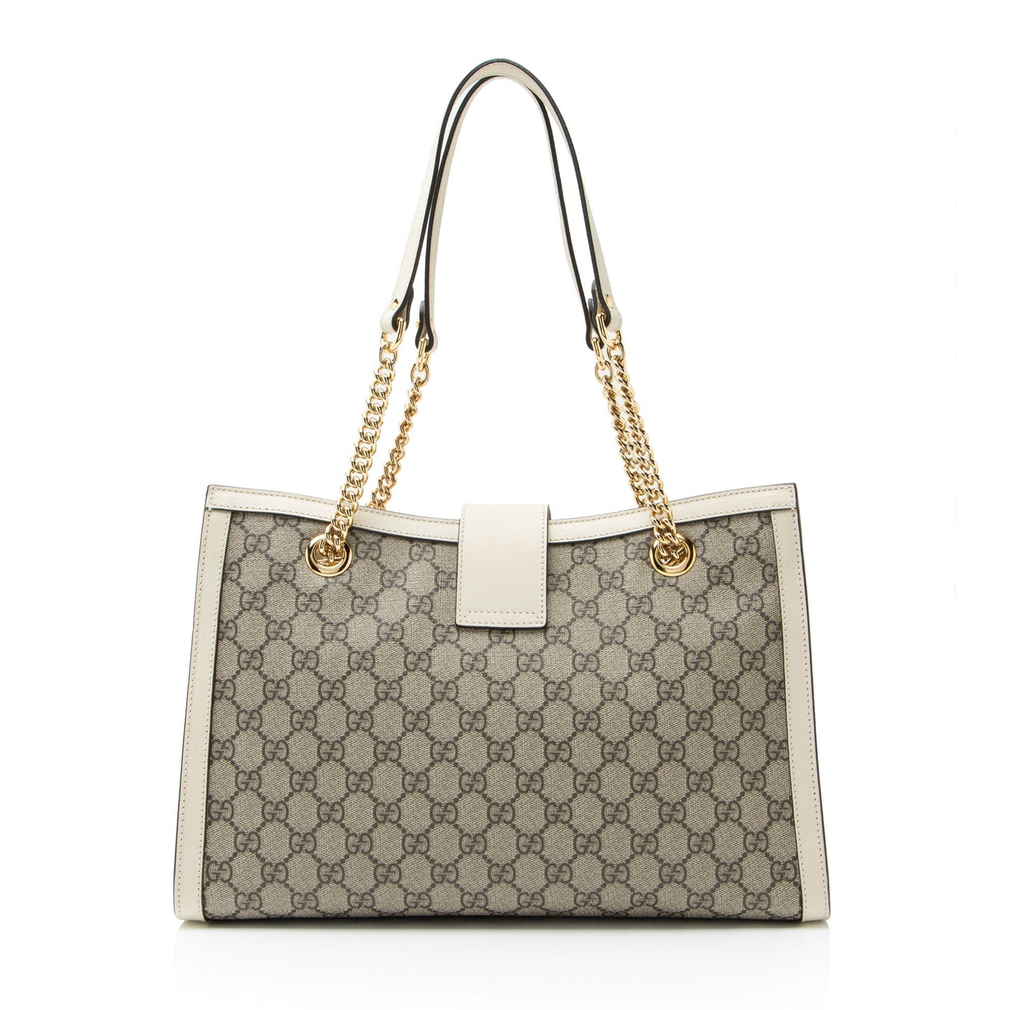 Gucci GG Supreme Padlock Chain Medium Shoulder Bag