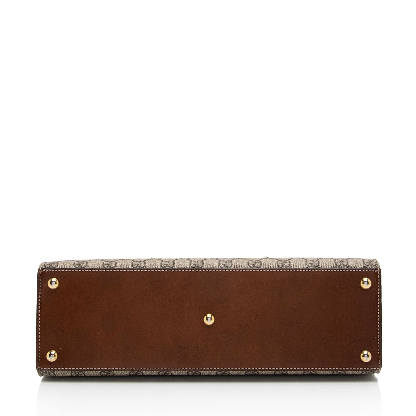 Gucci Leather Canvas Shoulder Bag