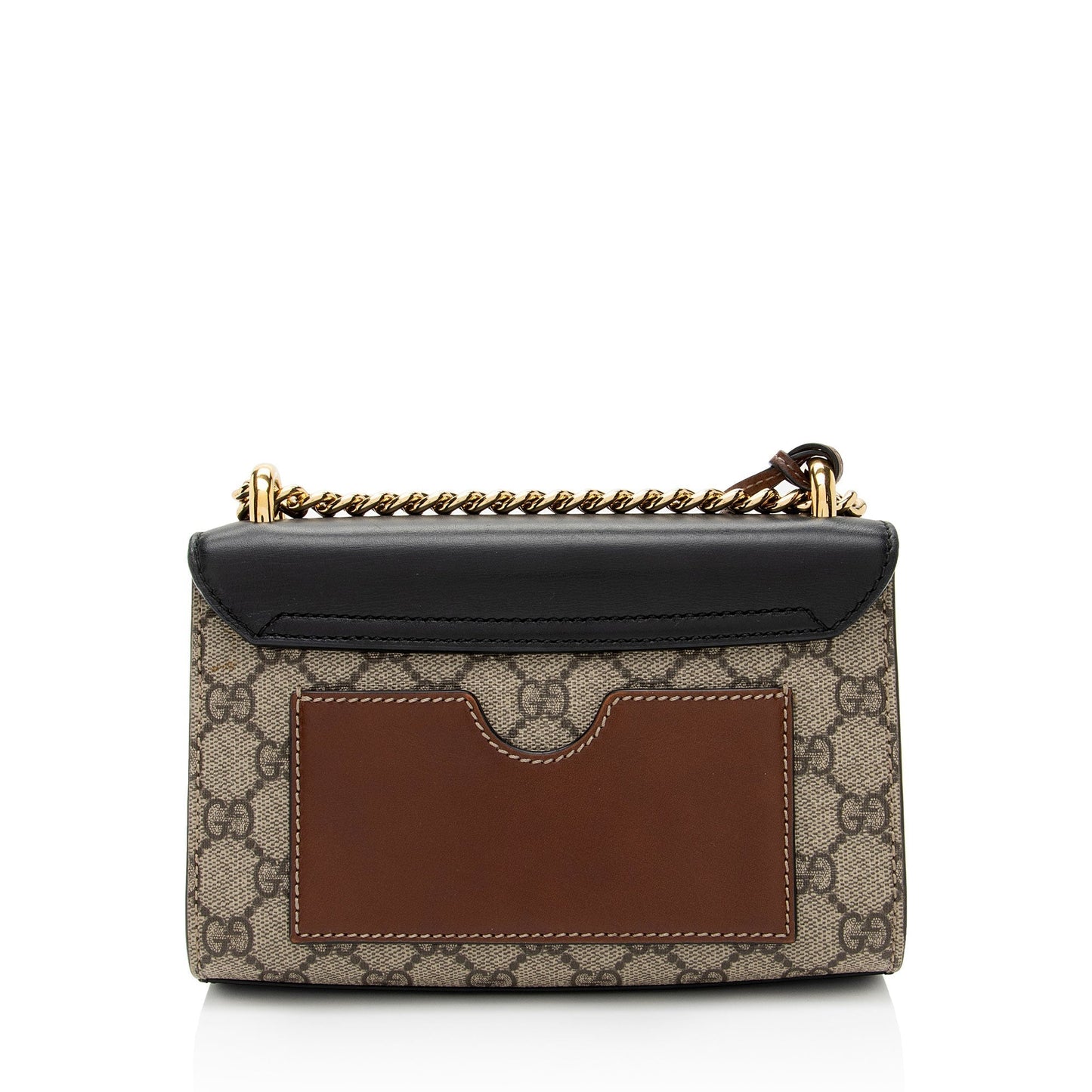 Gucci Leather Canvas Shoulder Bag