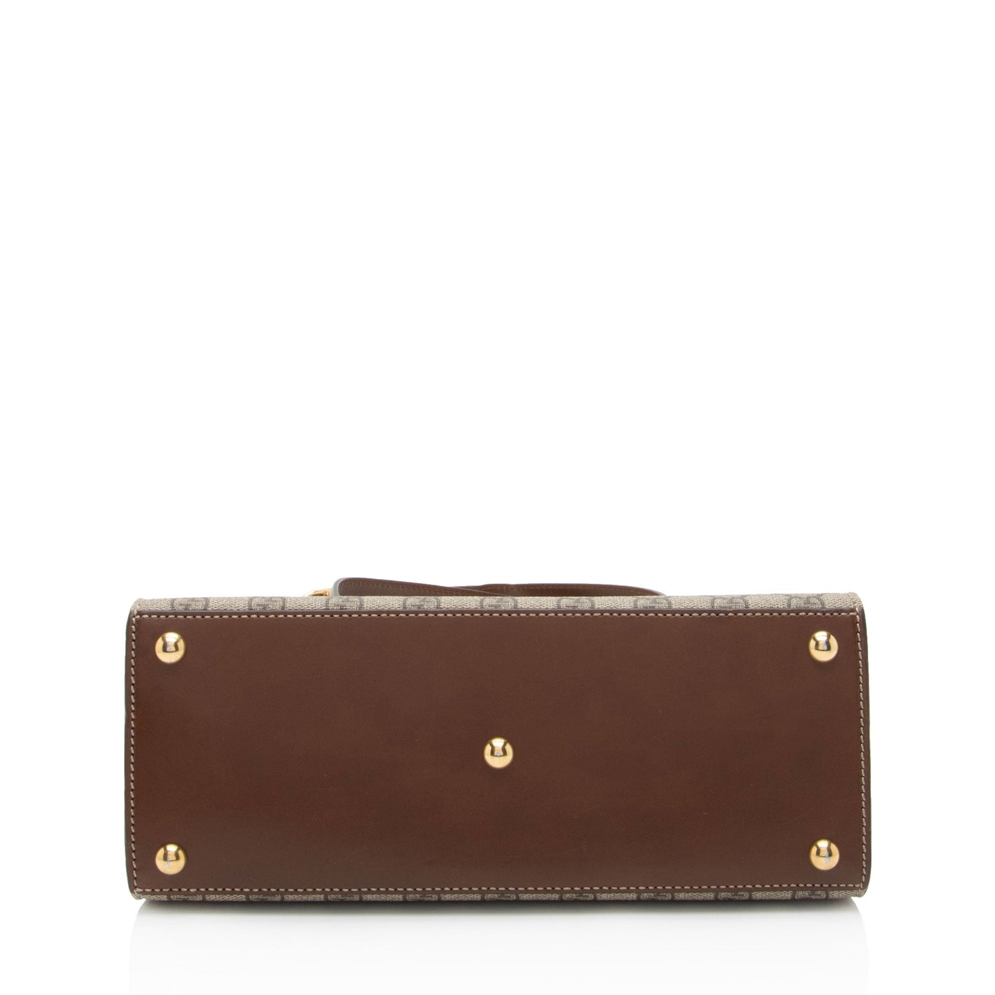 Gucci Leather Canvas Shoulder Bag