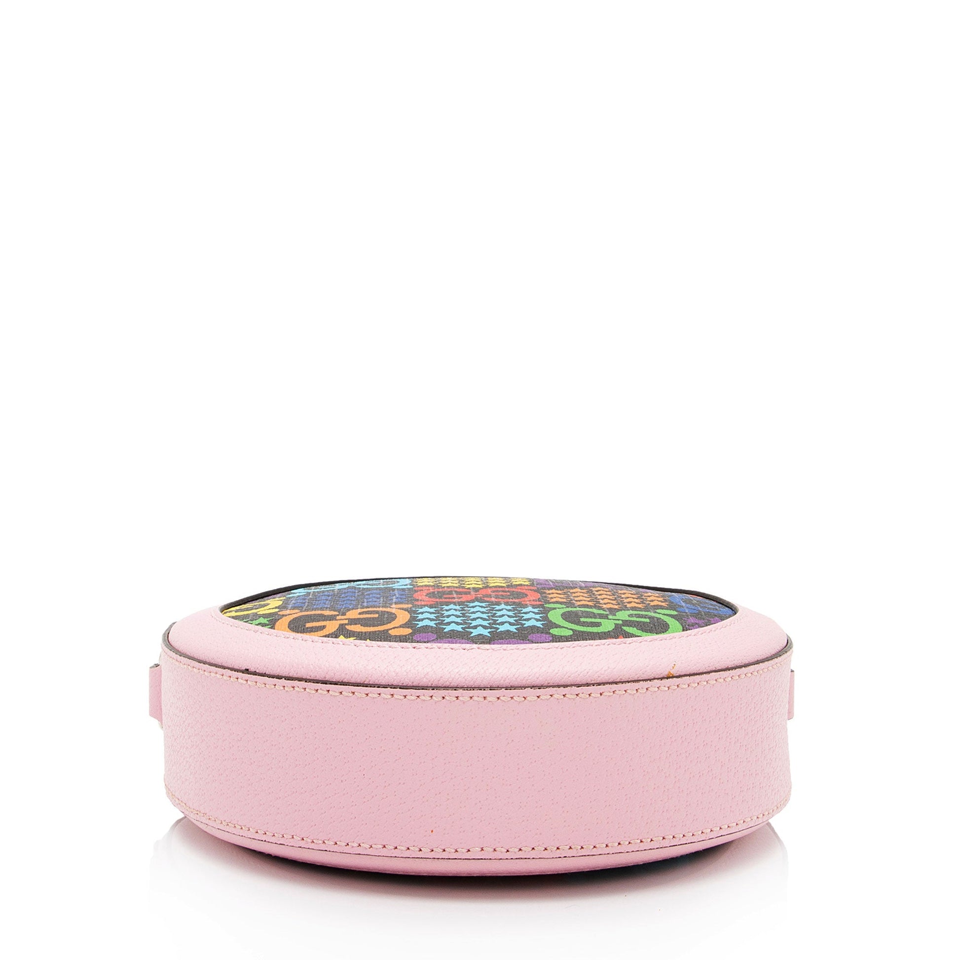 Gucci GG Supreme Psychedelic Round Shoulder Bag (SHF-l3hOoV)