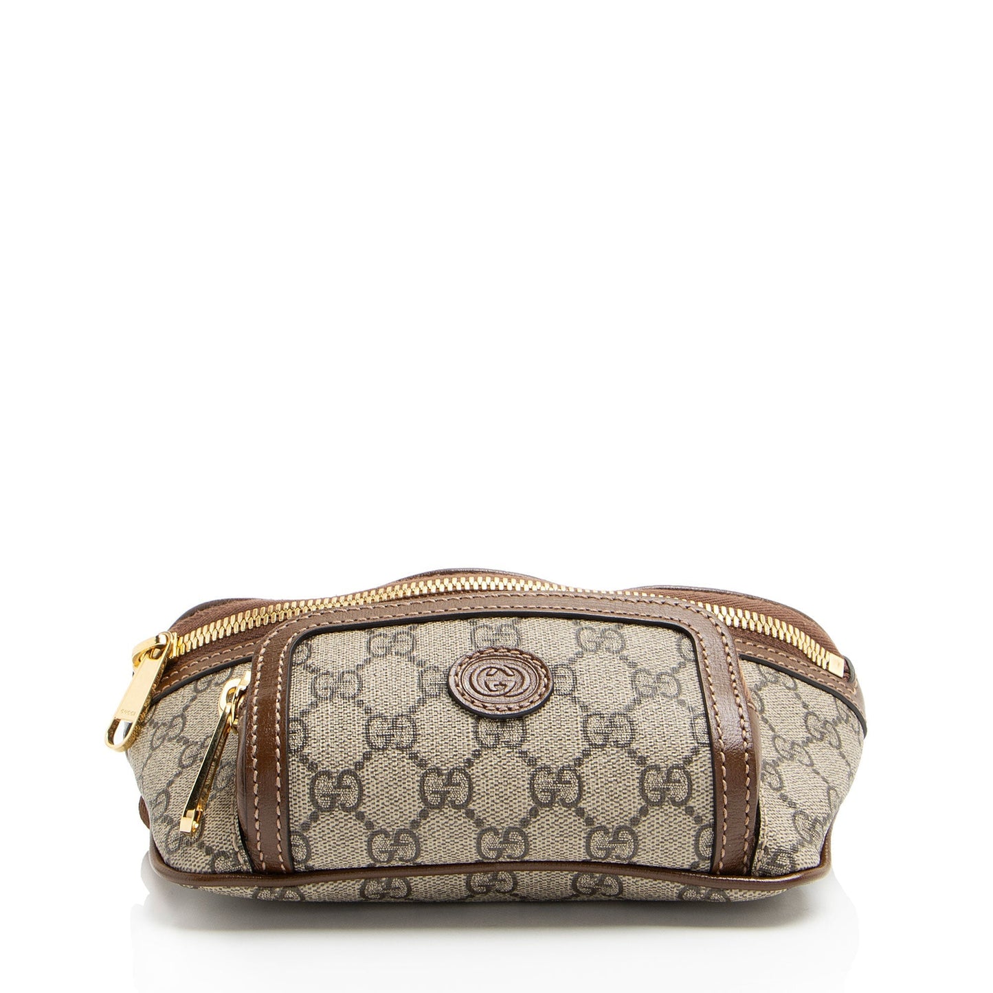 Gucci Nylon Leather Canvas Shoulder Bag