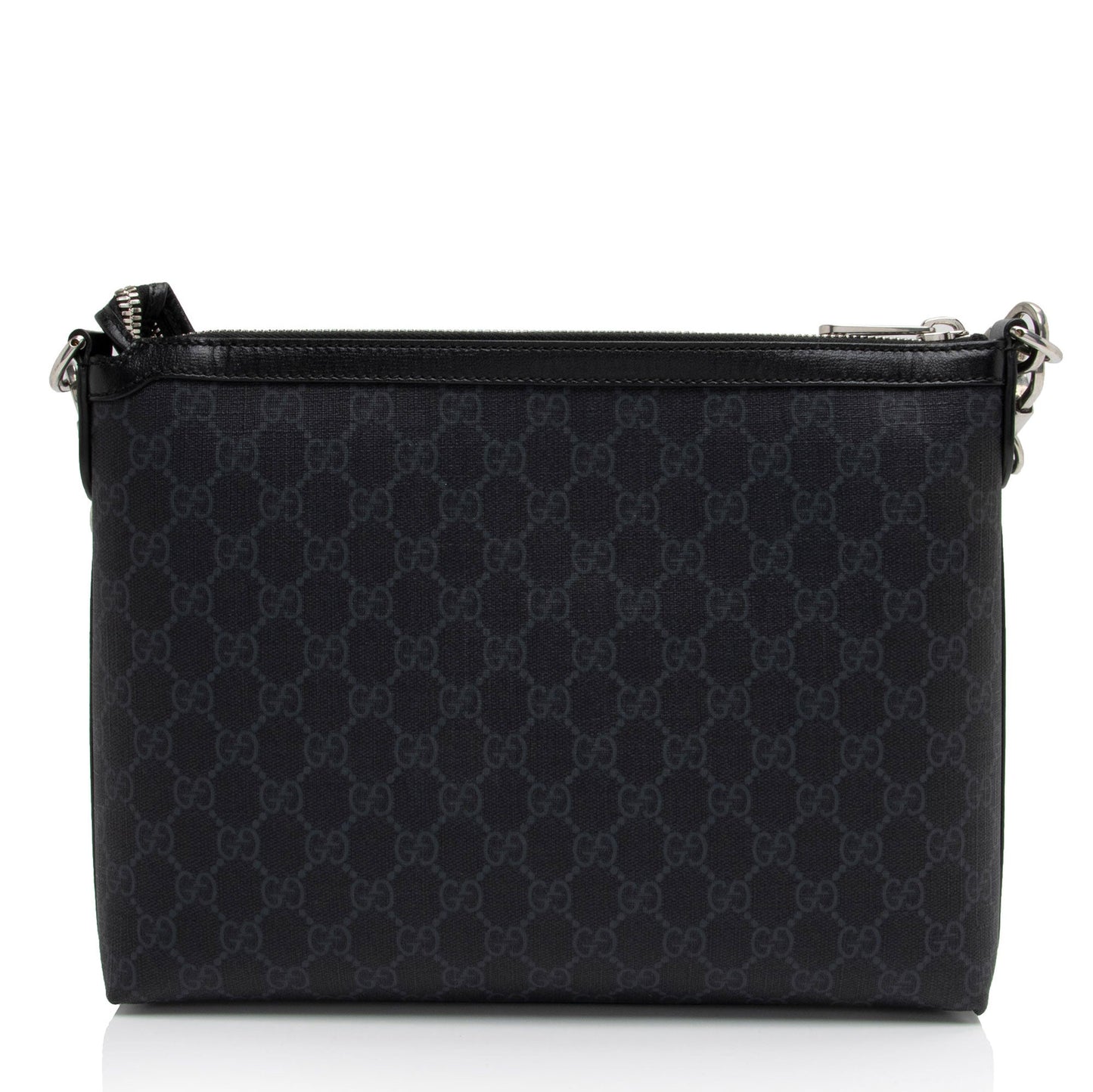 Gucci Nylon Leather Canvas Shoulder Bag