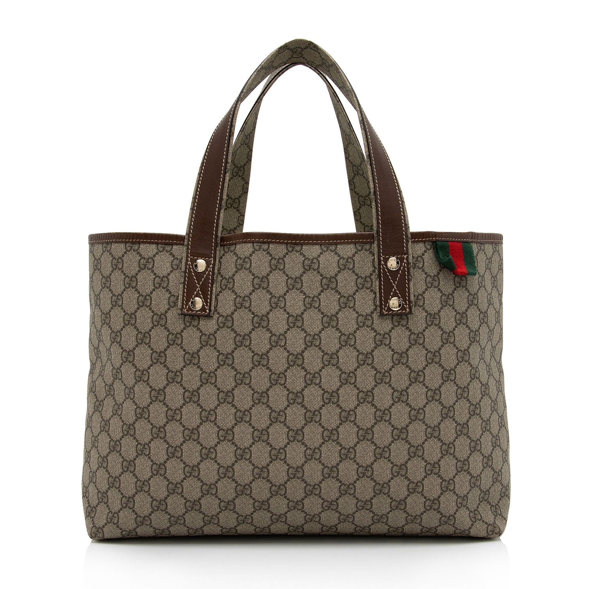 Gucci GG Supreme Signature Web Loop Medium Tote (SHF-)