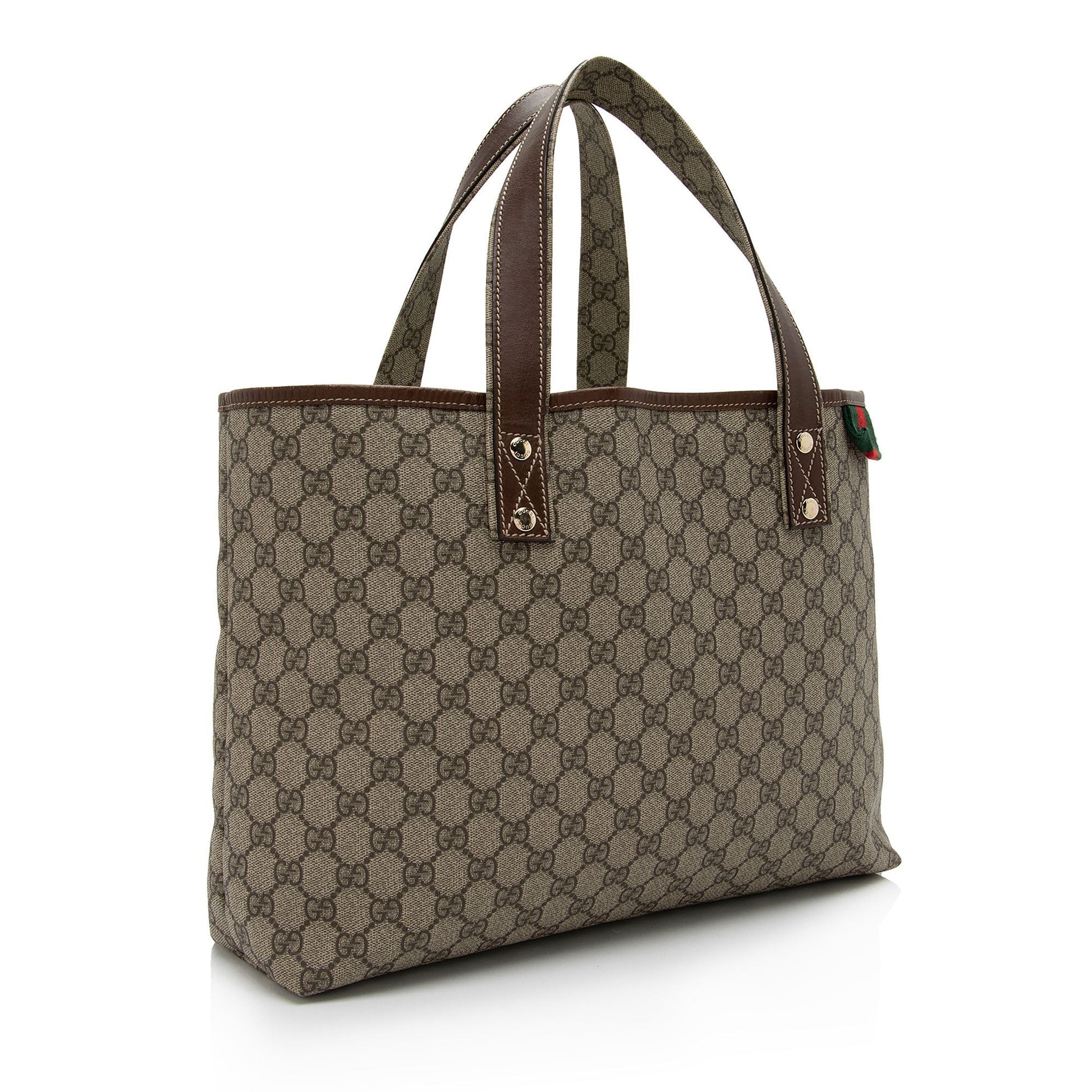 Gucci GG Supreme Signature Web Loop Medium Tote (SHF-)