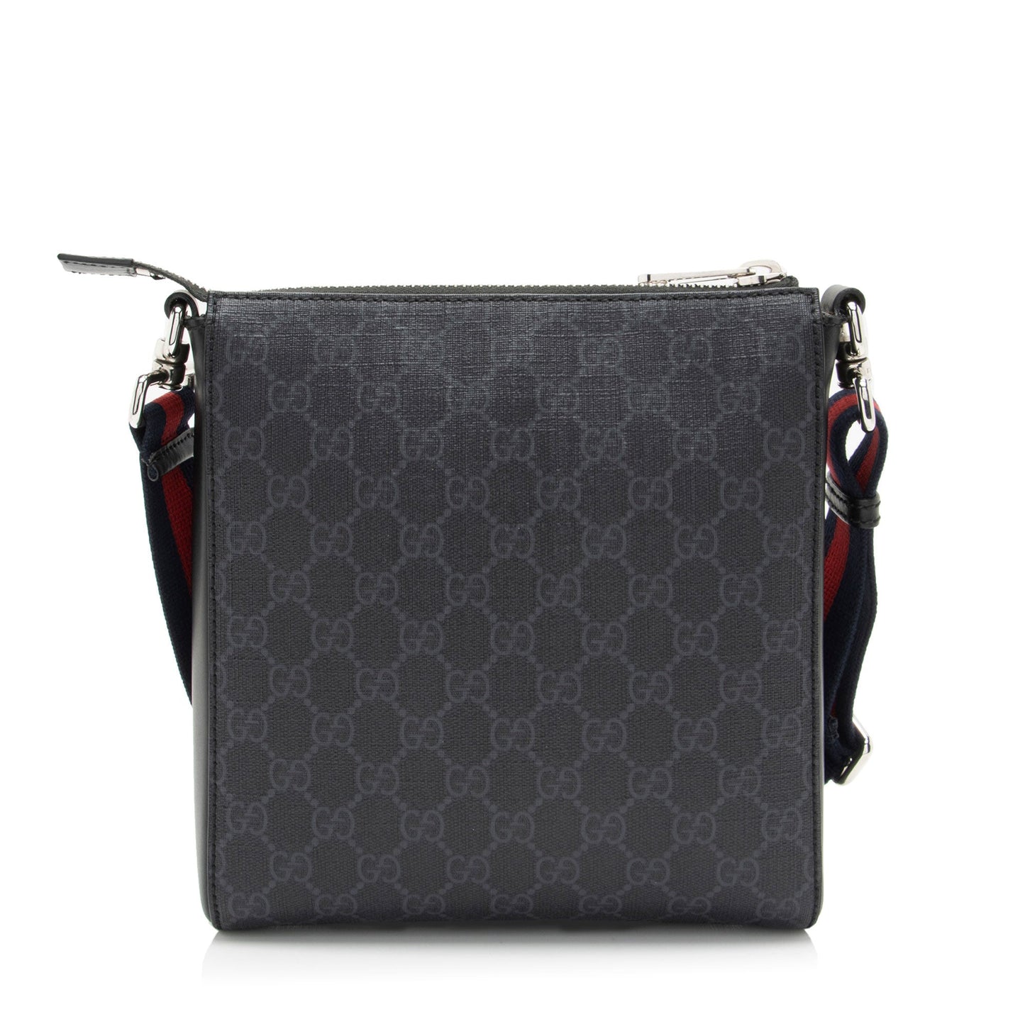 Gucci Nylon Leather Canvas Shoulder Bag