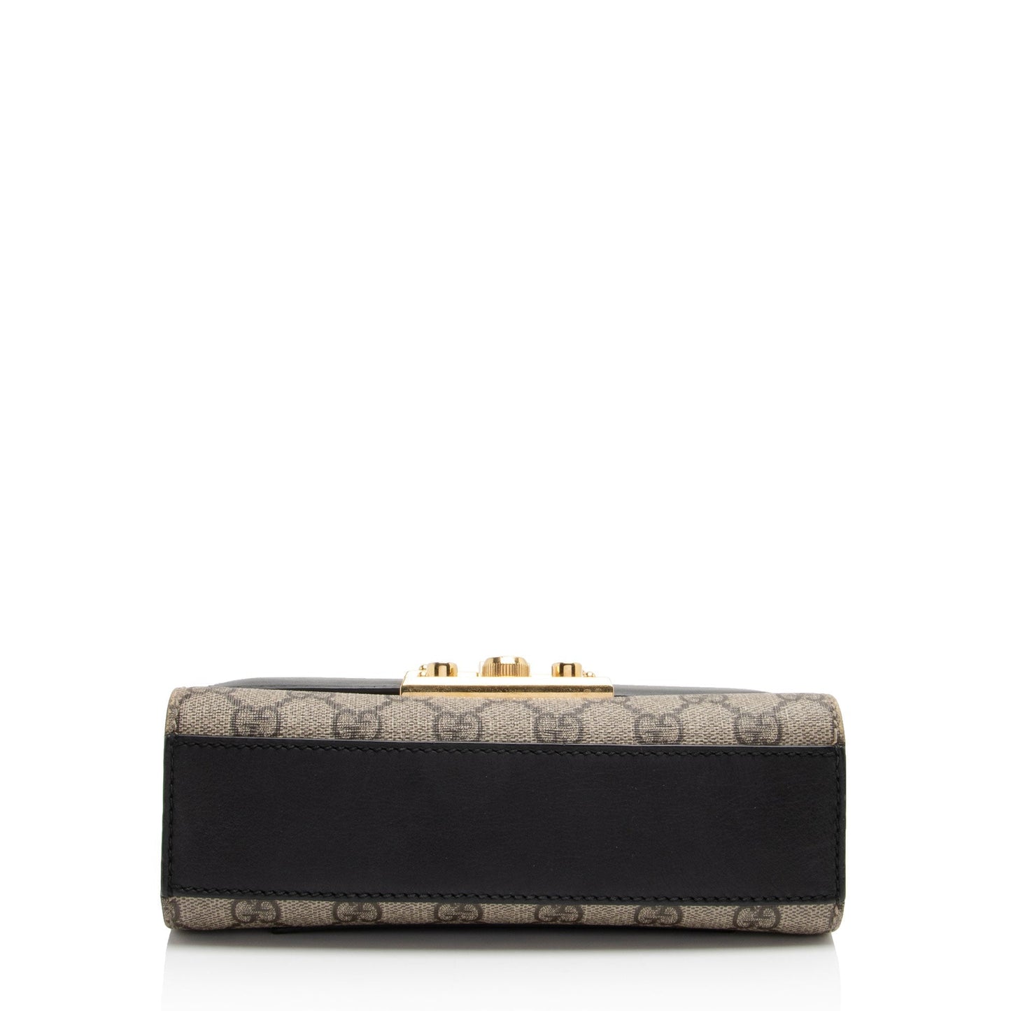 Gucci Leather Canvas Shoulder Bag
