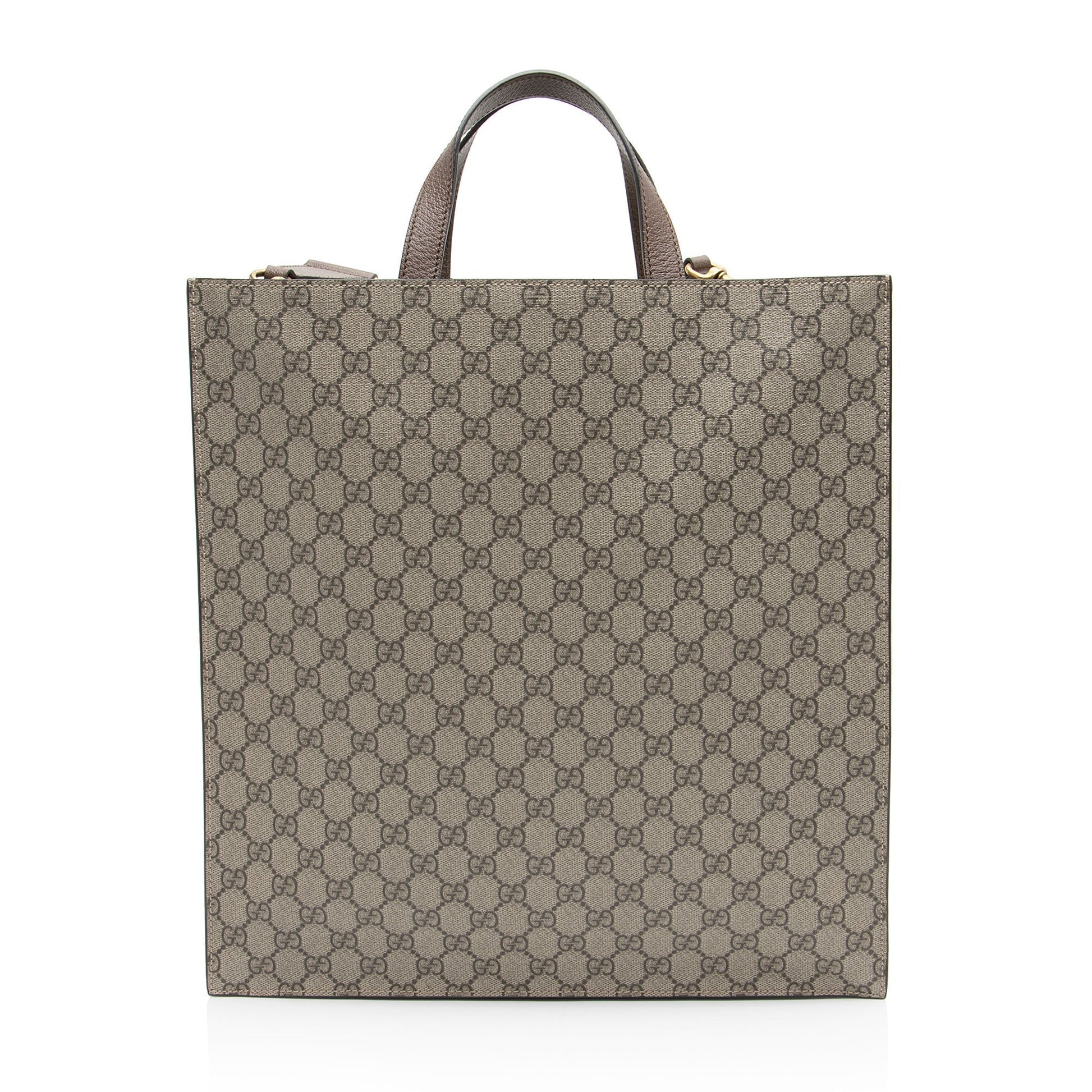 Gucci GG Supreme Soft Vertical Courrier Tote