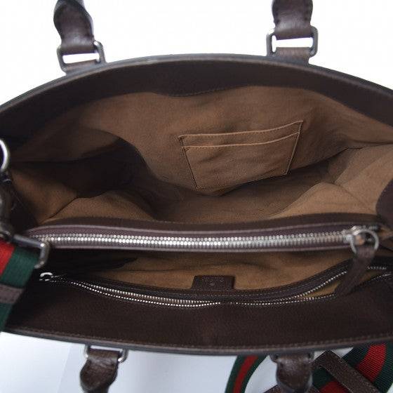 Gucci Monogram Caro Leather Canvas Tote